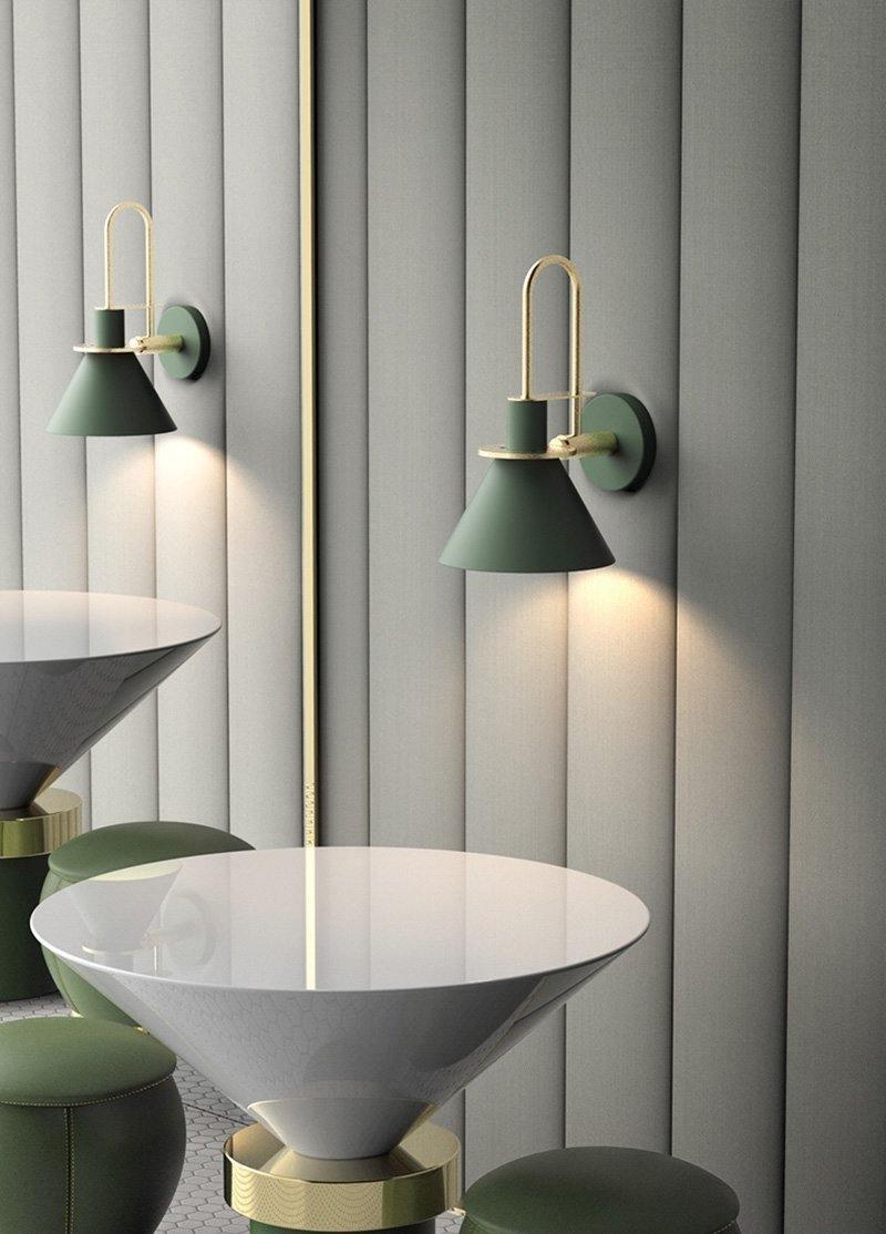 Nordic Metal Wall Sconce - Lumpaz