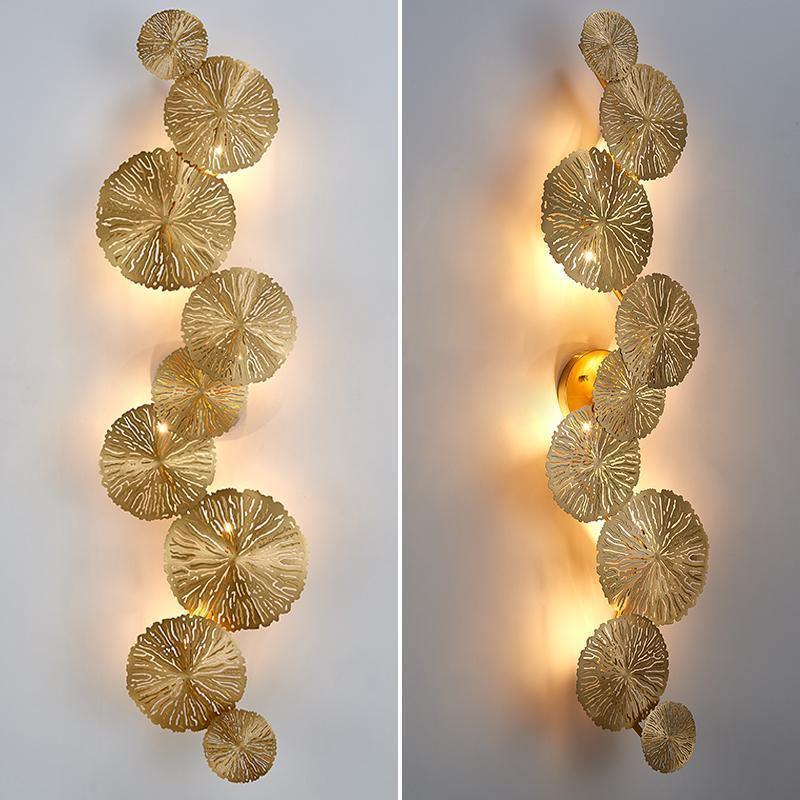 Lotus Leaf Wall Sconce - Lumpaz