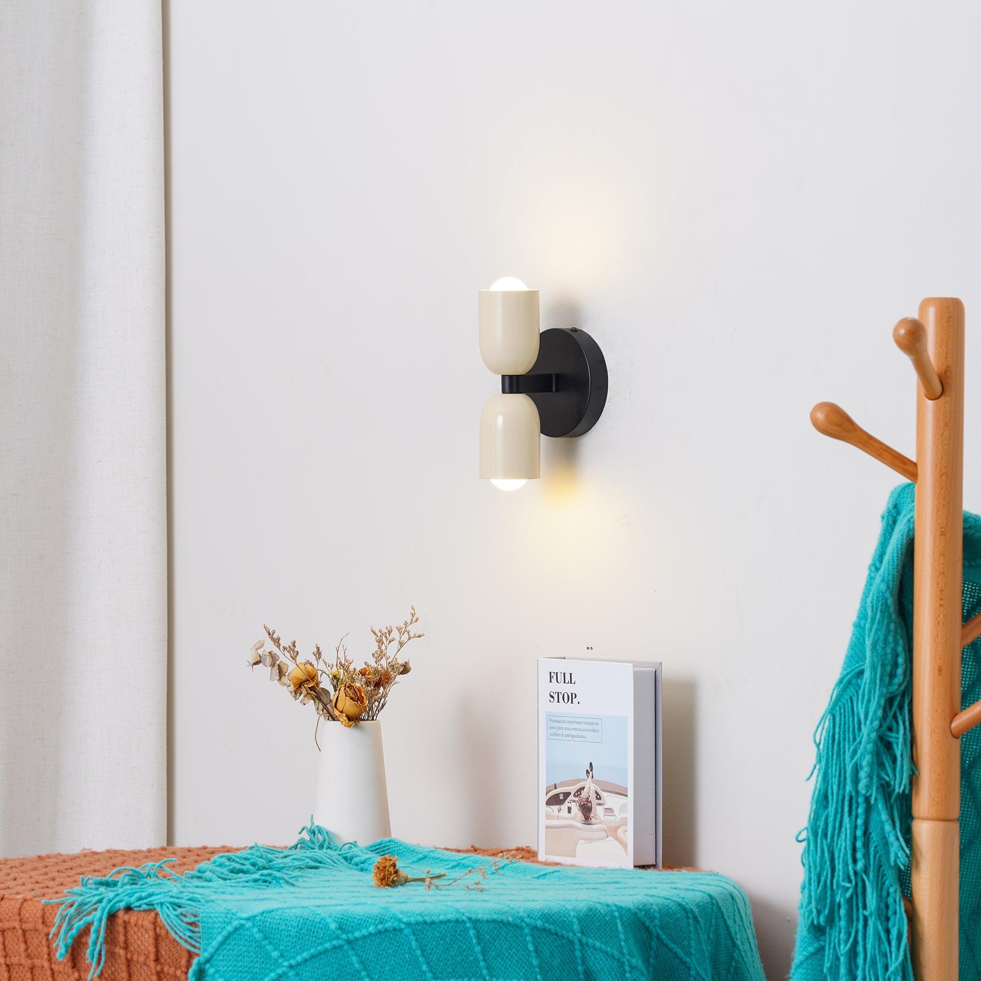 Couleur Double Plug In Wall Lamp - Lumpaz