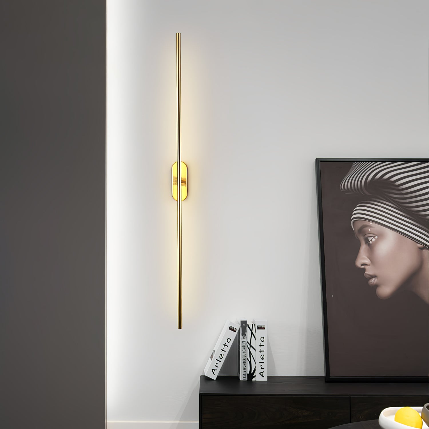 Stick Shaped Metal Sconce - Lumpaz