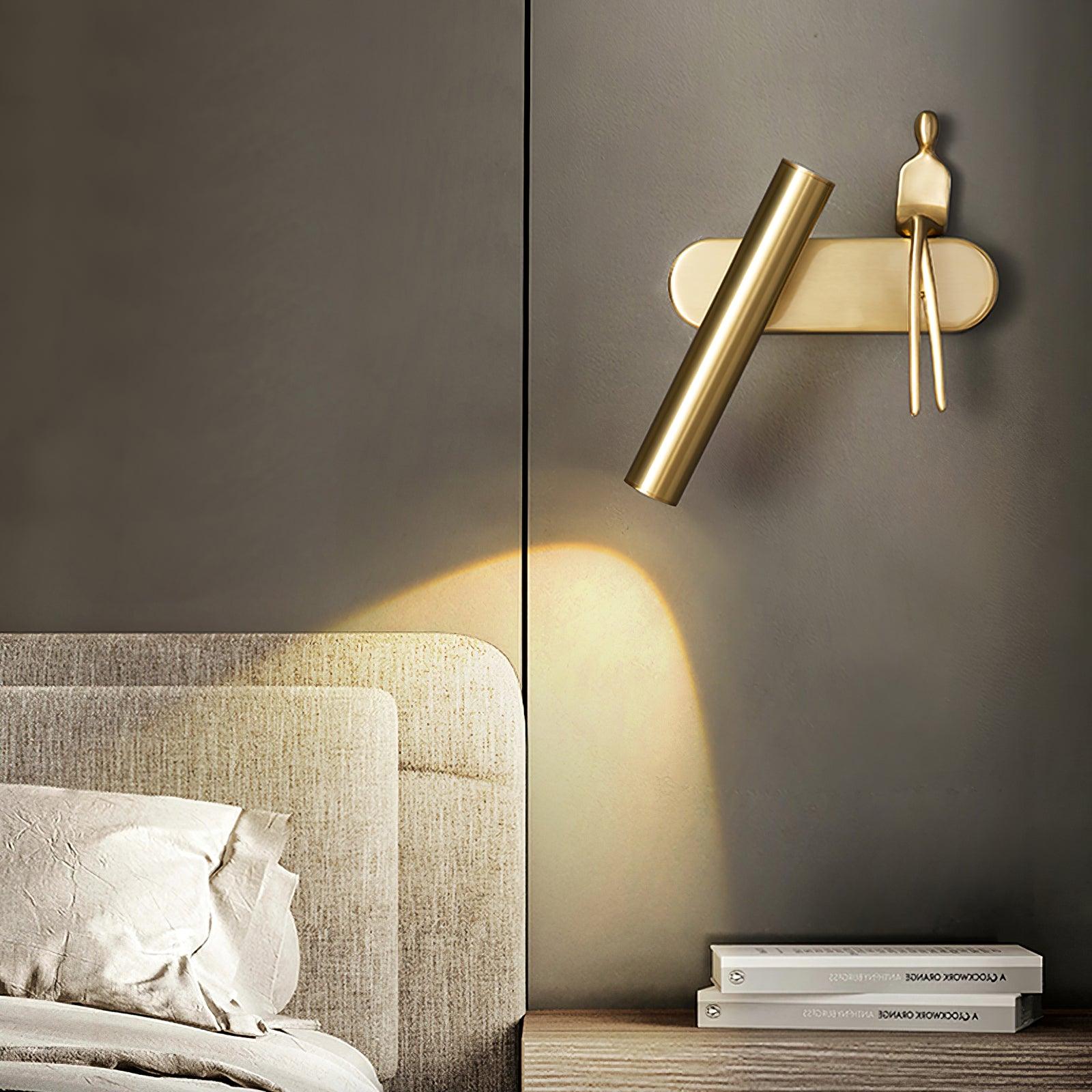 Brass Villain Wall Lamp - Lumpaz