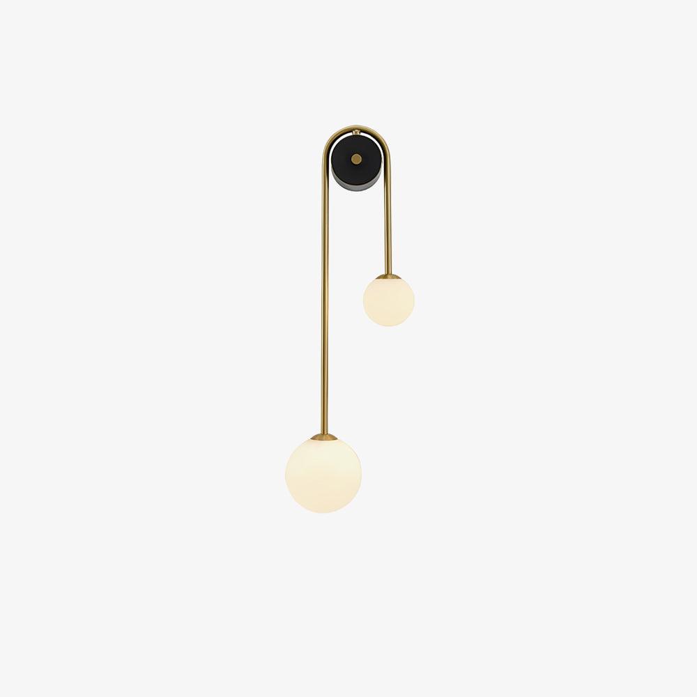 Brass Arc Wall Light - Lumpaz