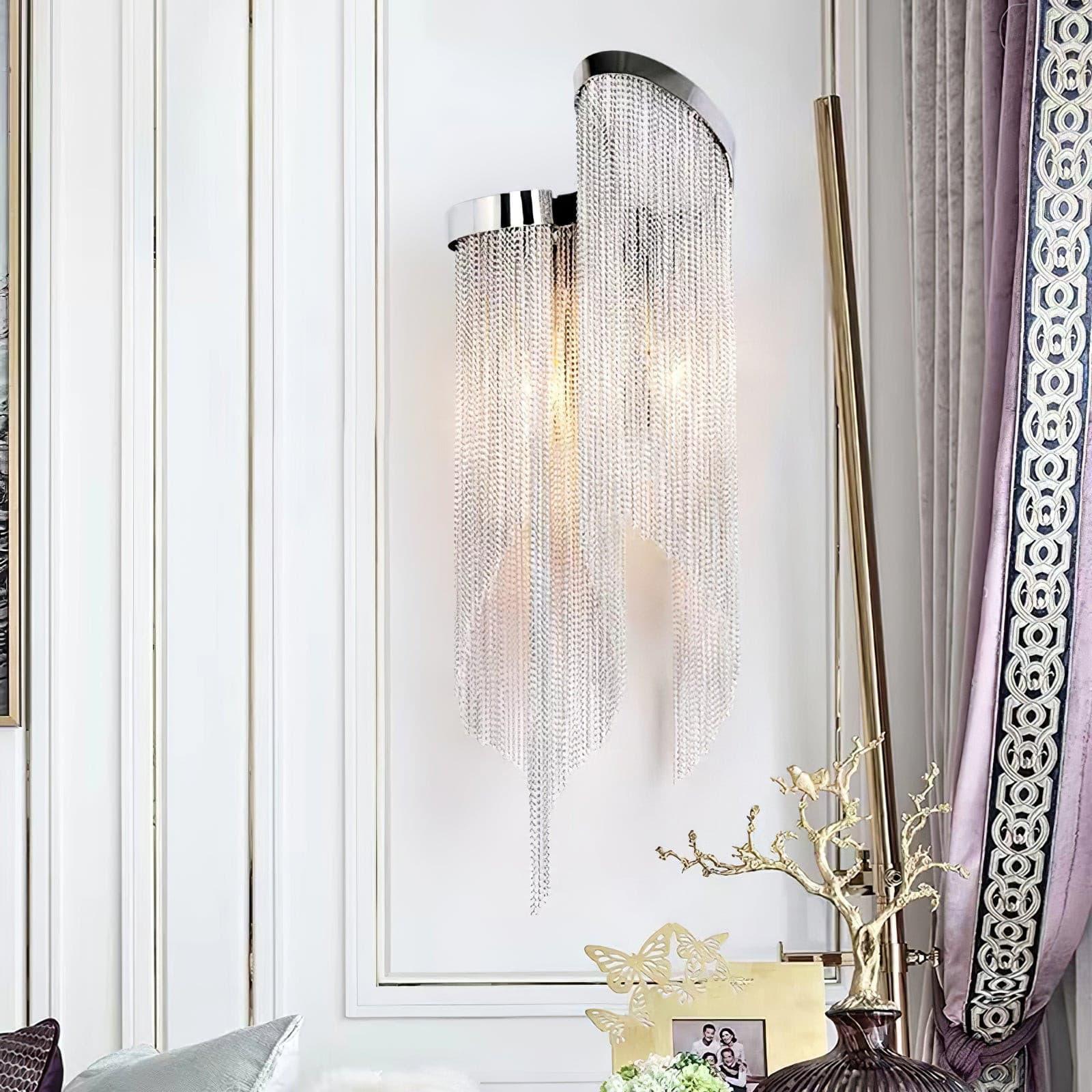 Chain Tassel Wall Lamp - Lumpaz