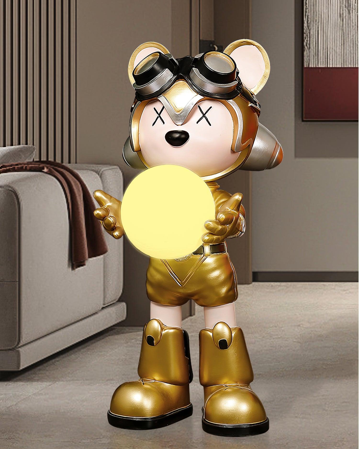 Space Bear Built-in Battery Floor Lamp - Lumpaz