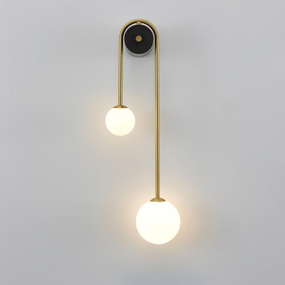 Brass Arc Wall Light - Lumpaz