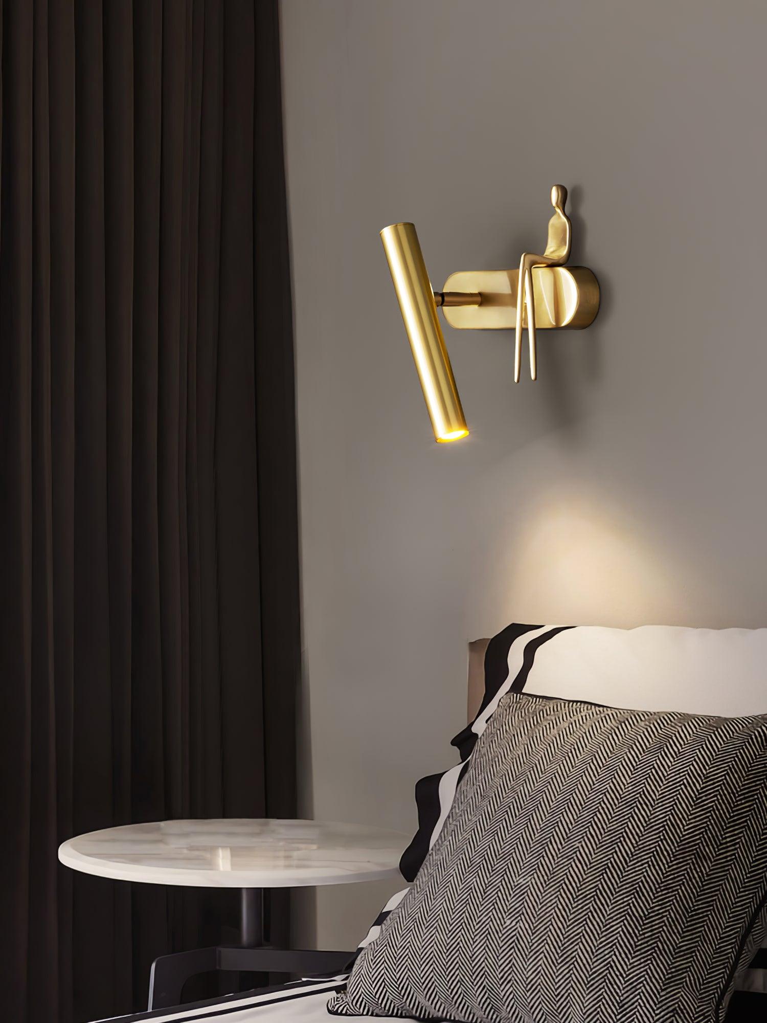 Brass Villain Wall Lamp - Lumpaz