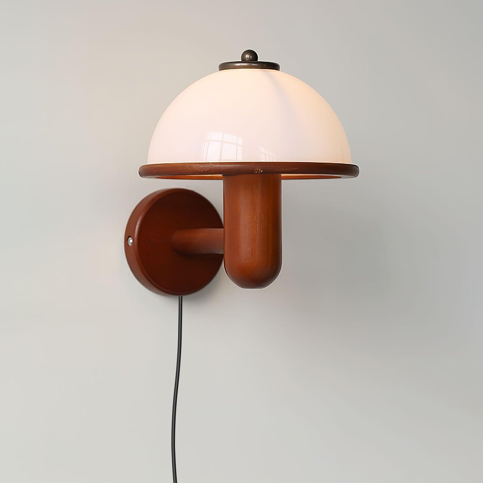 Mushroom Wood Wall Lamp - Lumpaz