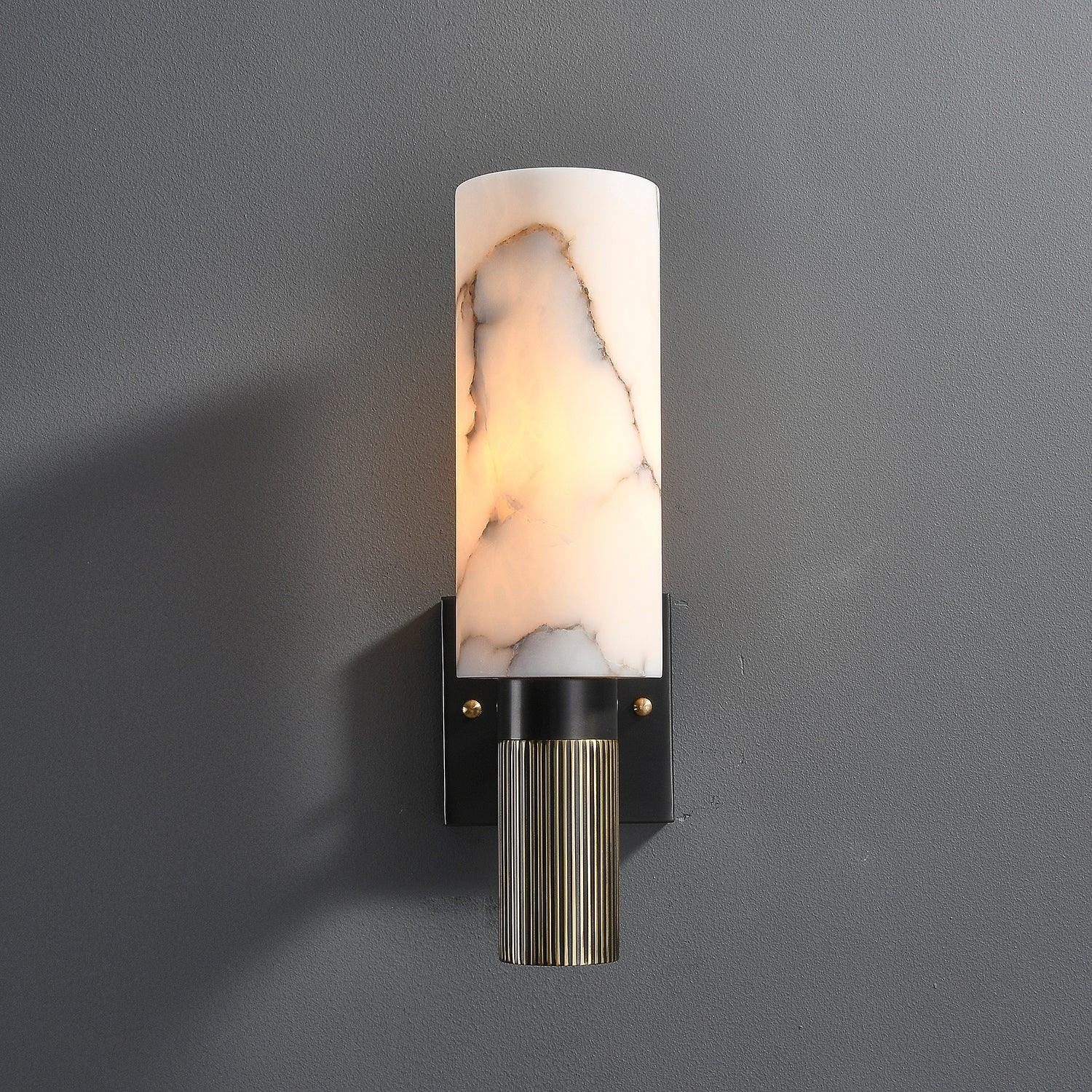 Torch Marble Sconce - Lumpaz