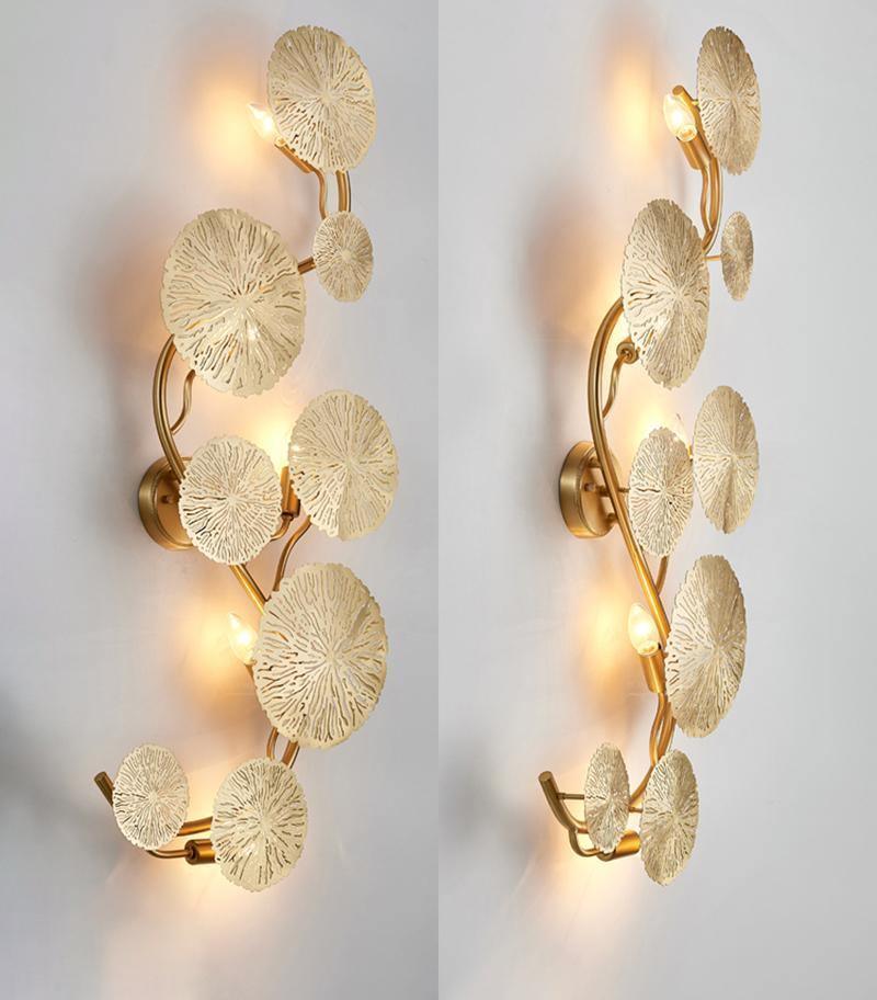 Lotus Leaf Wall Sconce - Lumpaz