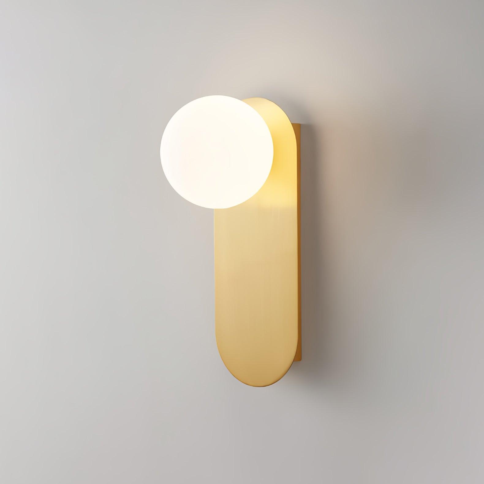 Flat Base Globe Sconce - Lumpaz
