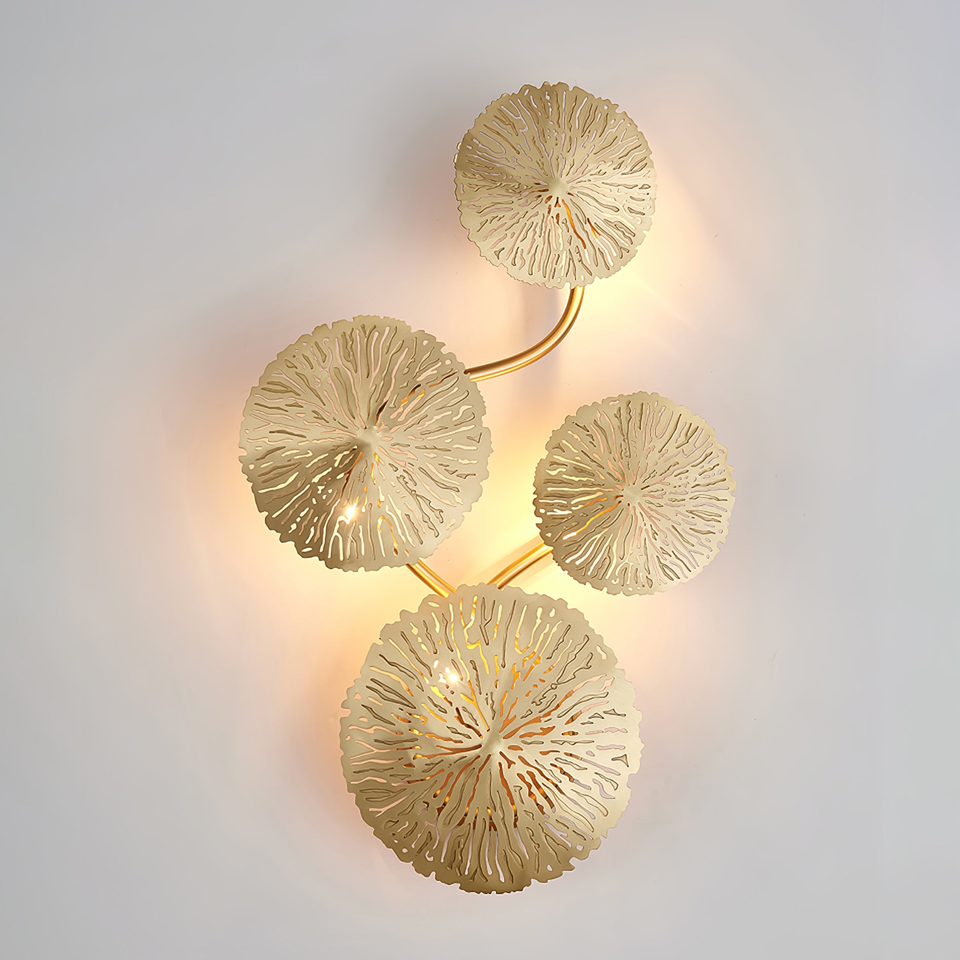 Lotus Leaf Wall Sconce - Lumpaz