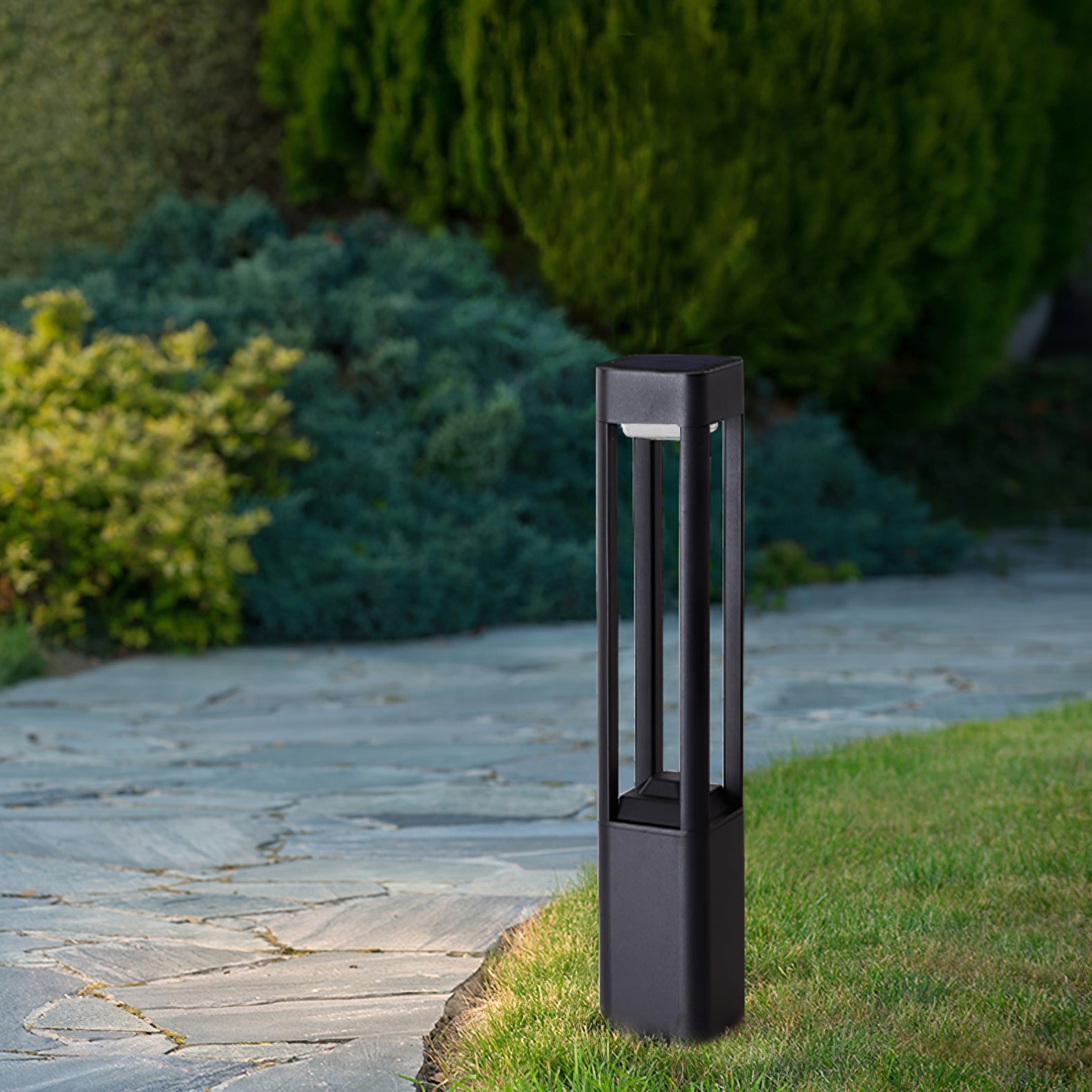 Rectangular Column Garden Light - Lumpaz