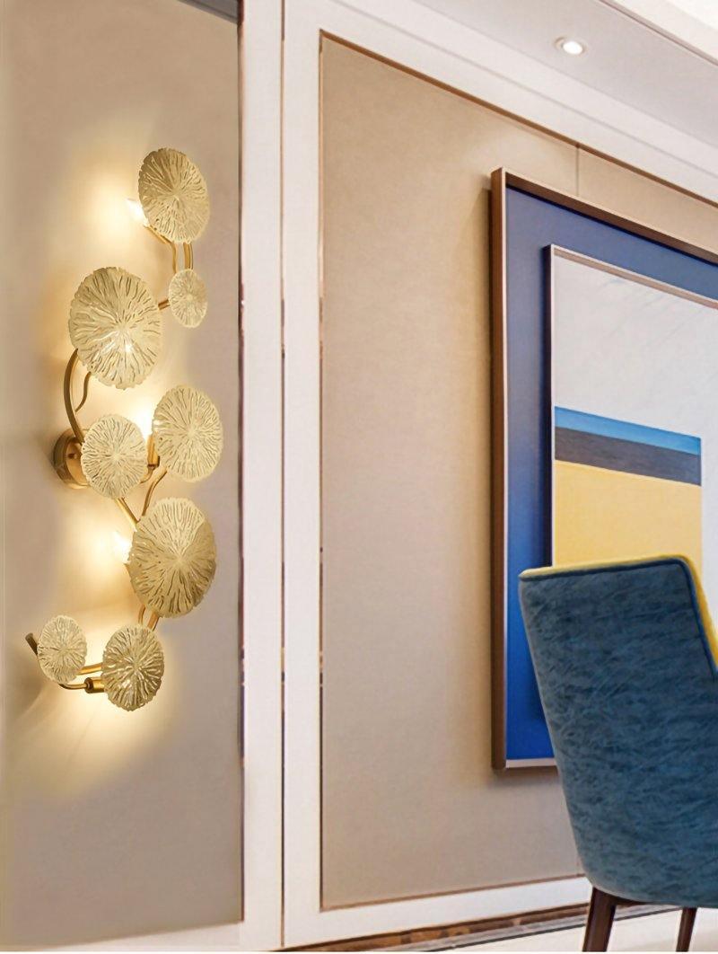 Lotus Leaf Wall Sconce - Lumpaz