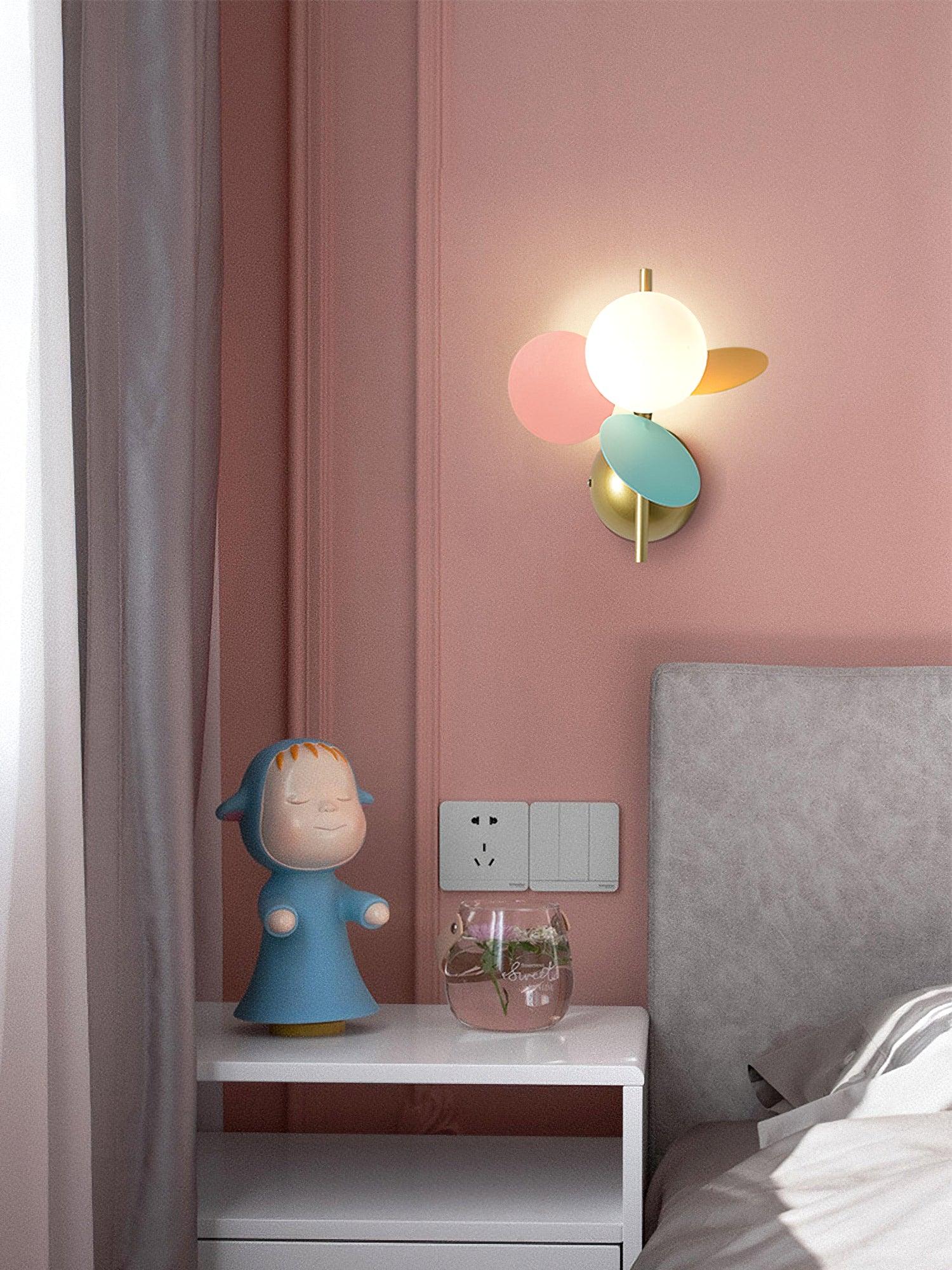 Round Macaron Wall Lamp - Lumpaz