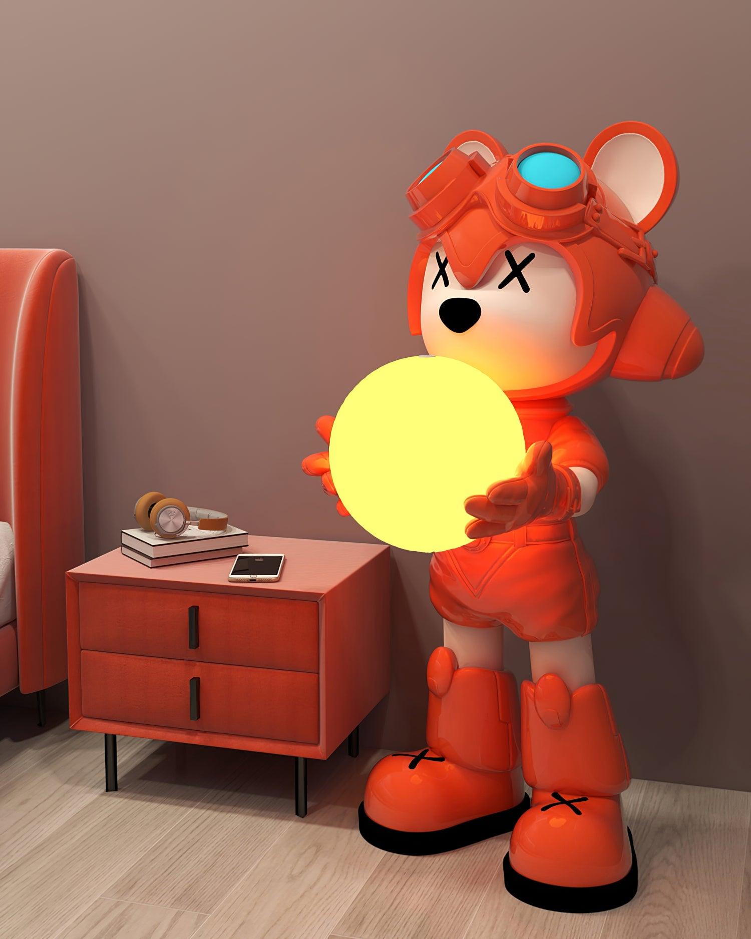 Space Bear Built-in Battery Floor Lamp - Lumpaz