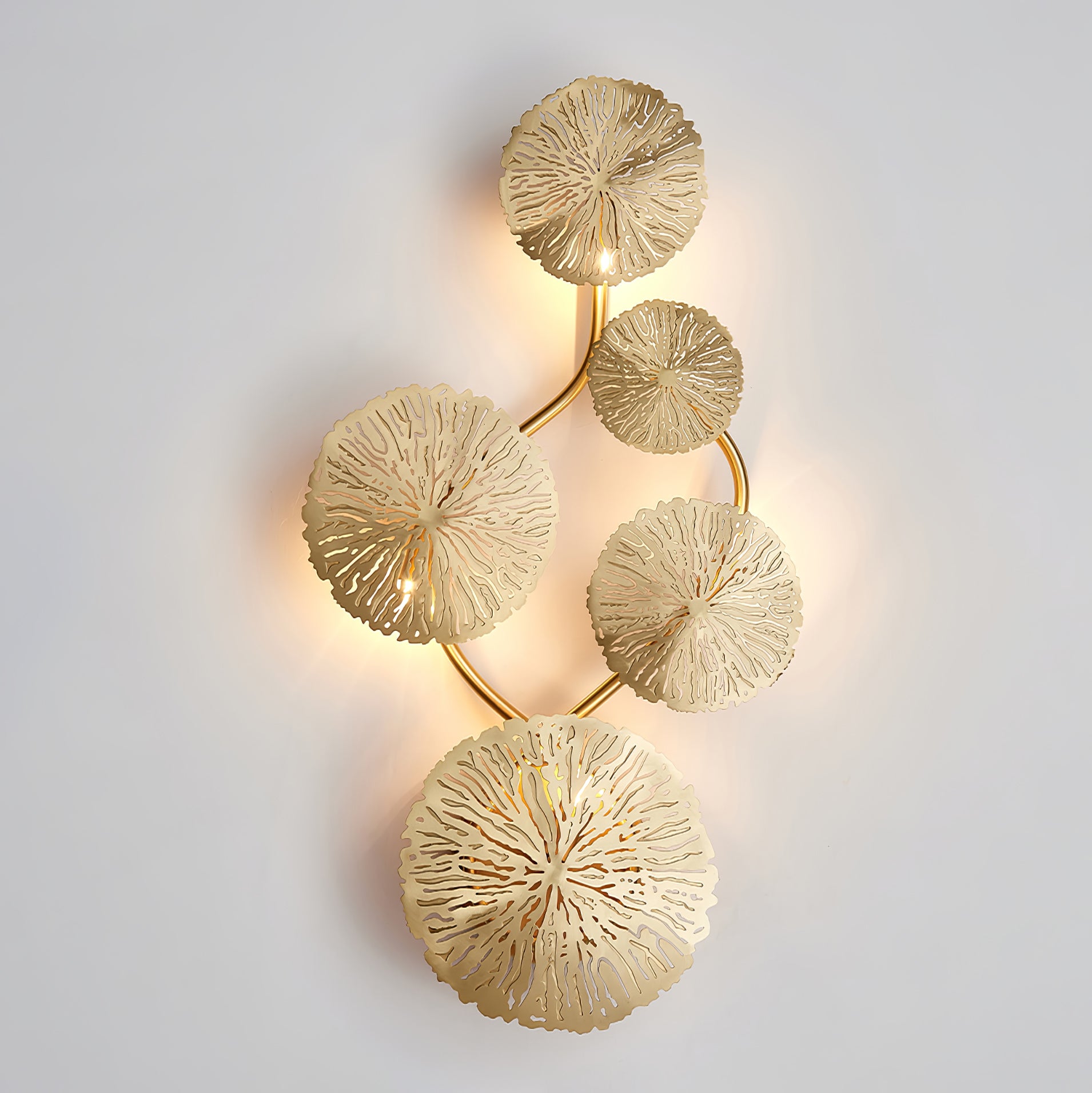 Lotus Leaf Wall Sconce - Lumpaz