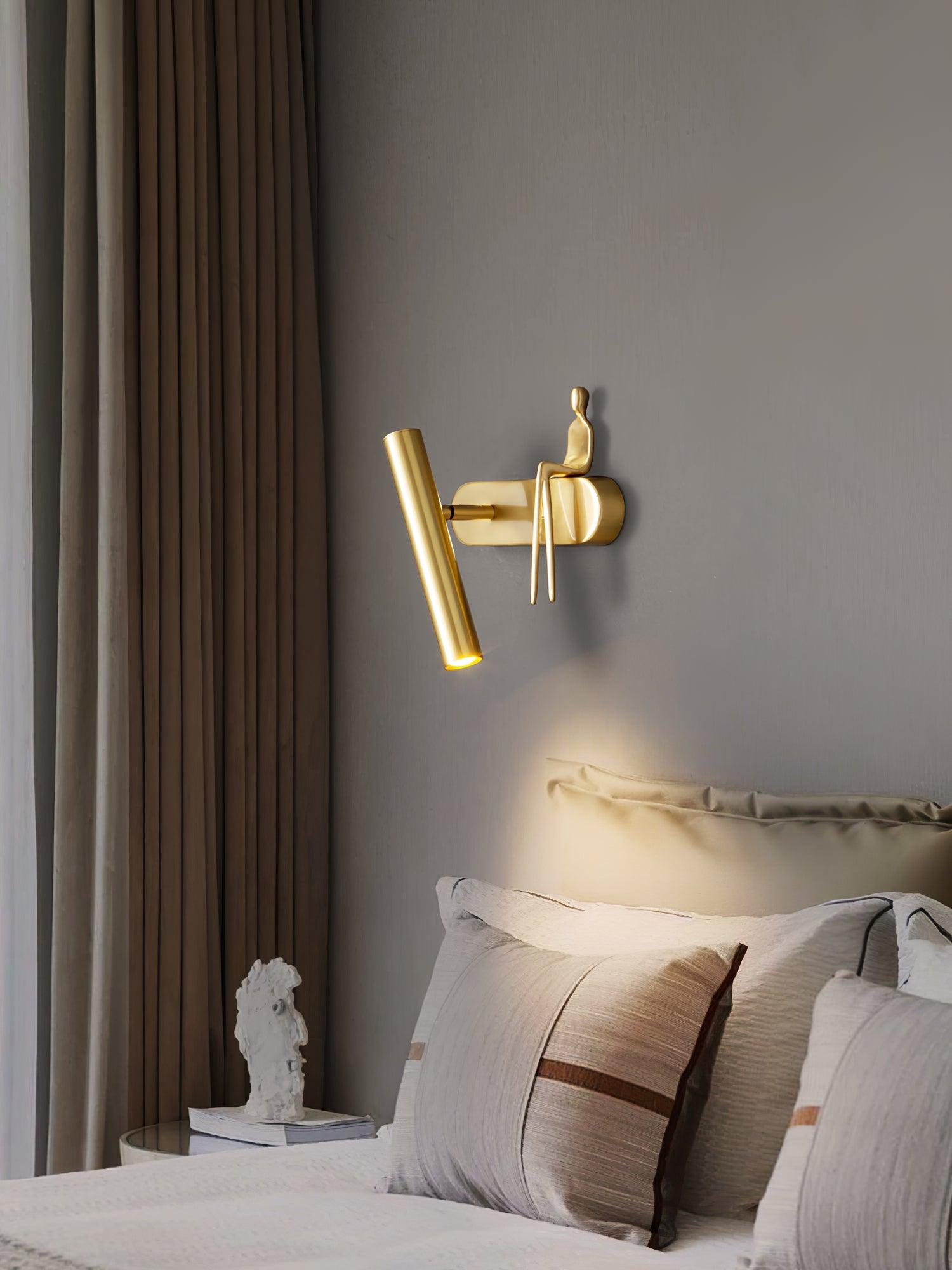 Brass Villain Wall Lamp - Lumpaz