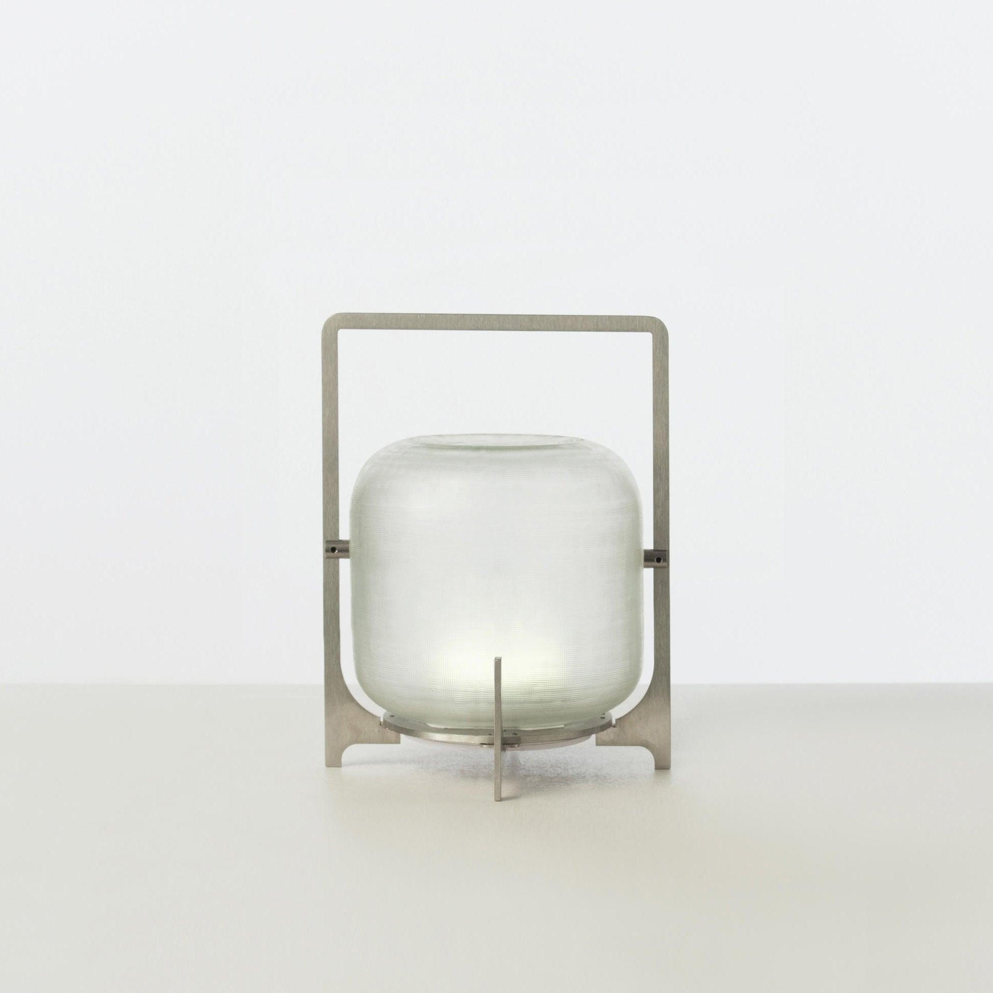 Silver Twilight Lantern Table Light - Lumpaz