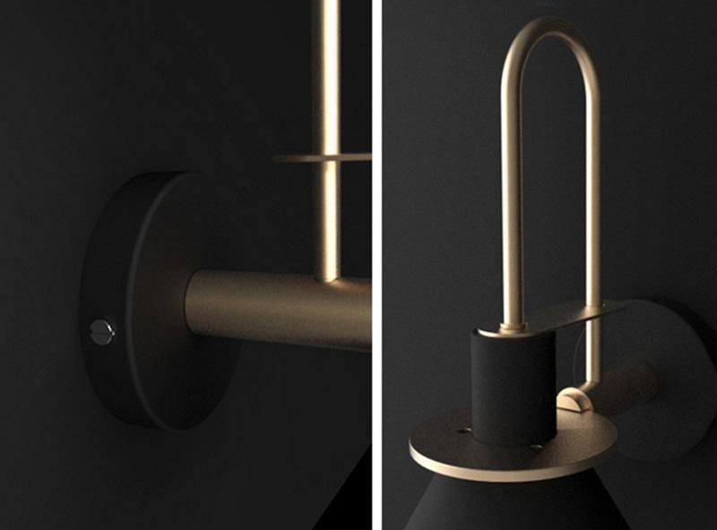 Nordic Metal Wall Sconce - Lumpaz