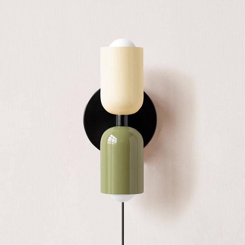 Couleur Double Plug In Wall Lamp - Lumpaz