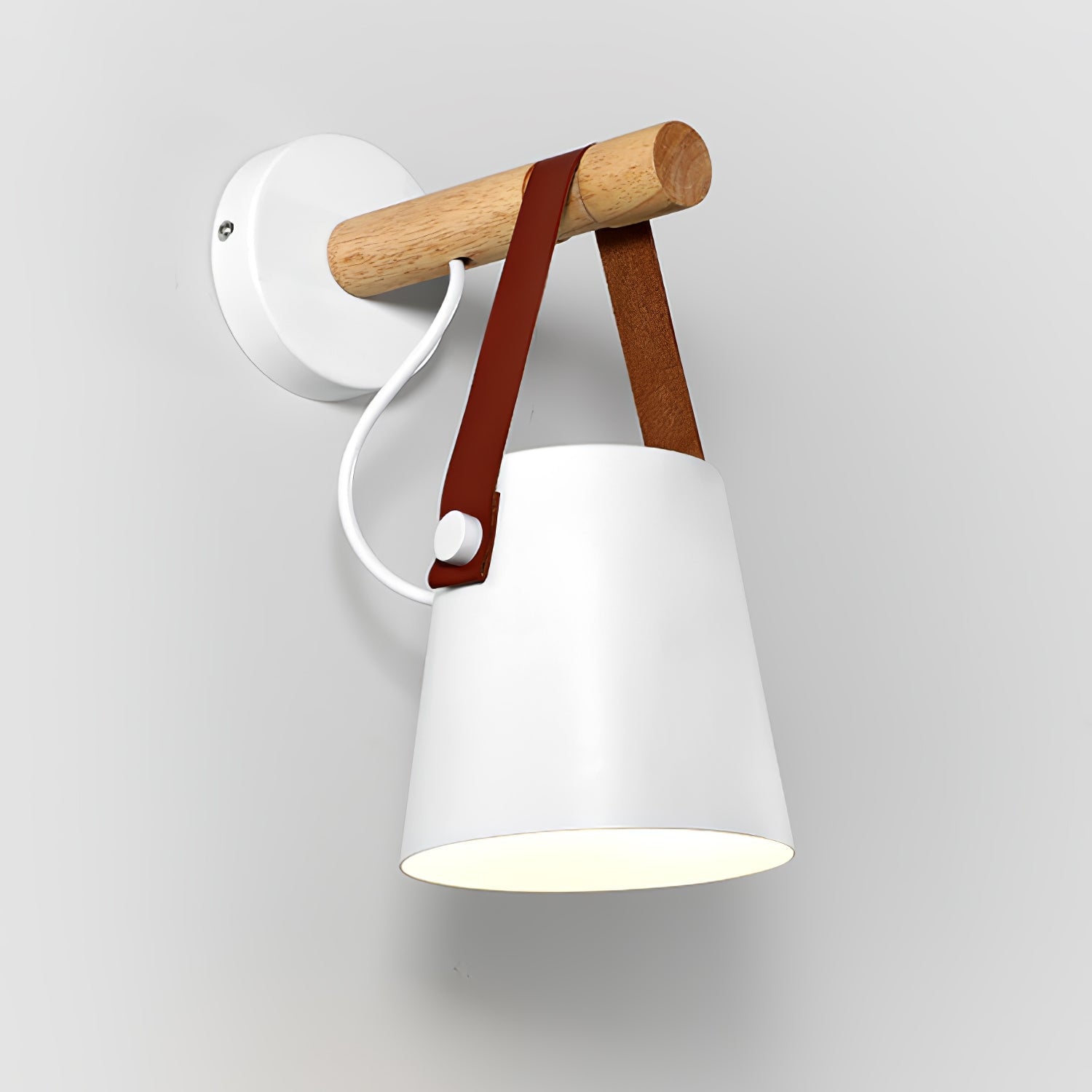 Wooden Conical Wall Light - Lumpaz