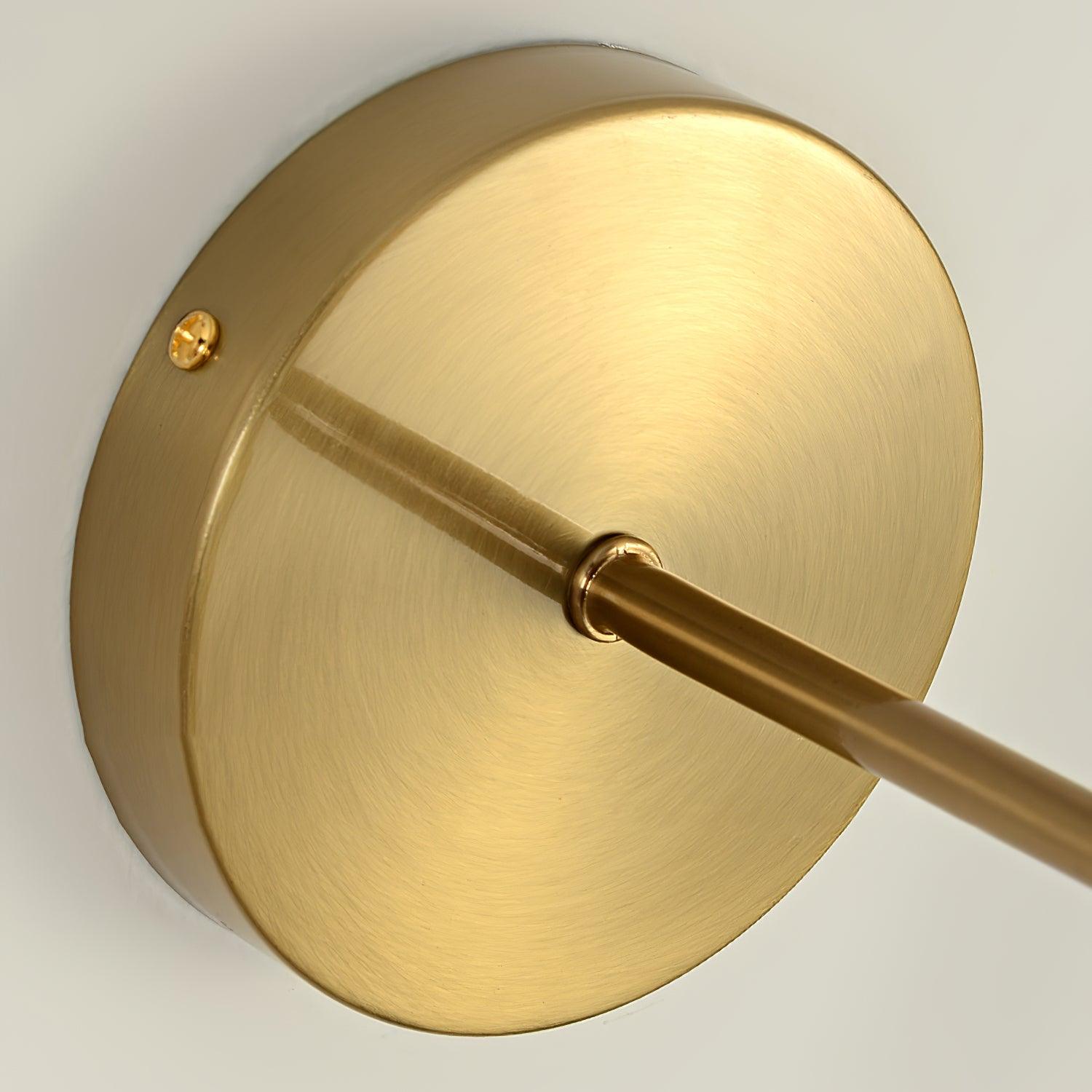 Pleated Walnut Wall Light - Lumpaz