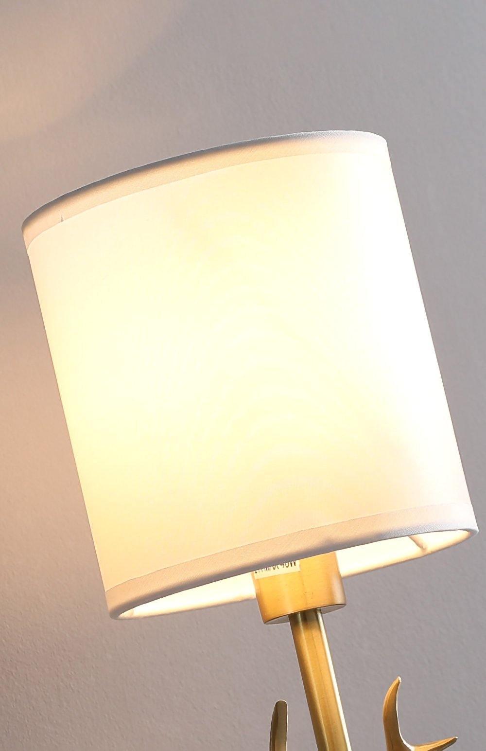 Brass Deer Head Wall Light - Lumpaz