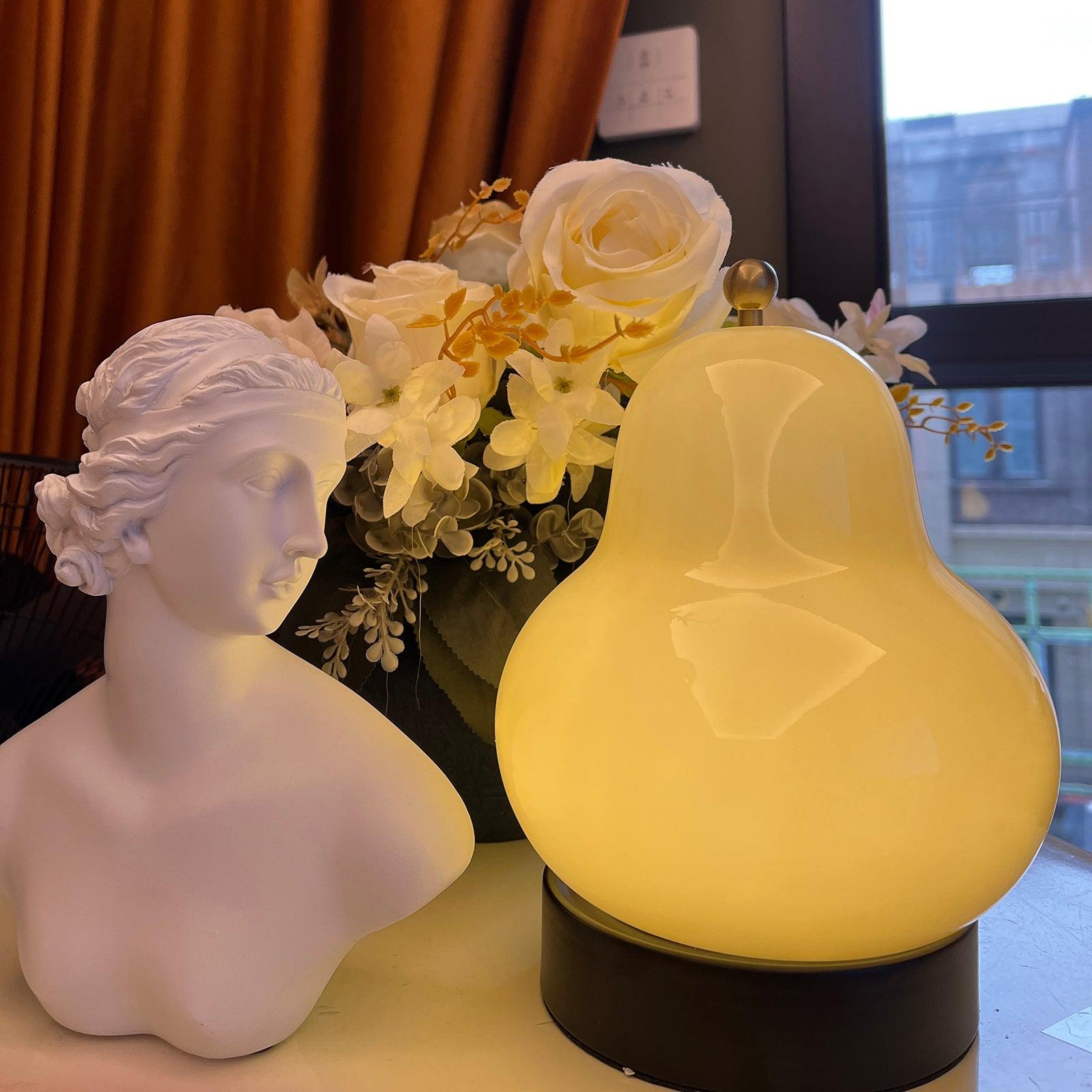Pear Built-in Battery Table Lamp - Lumpaz