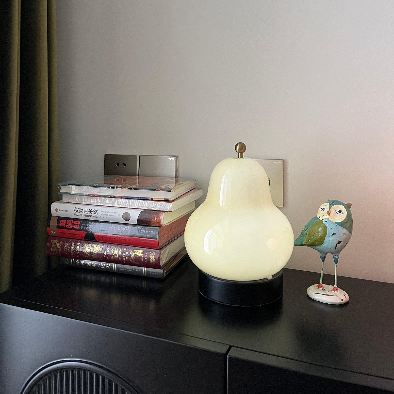 Pear Built-in Battery Table Lamp - Lumpaz