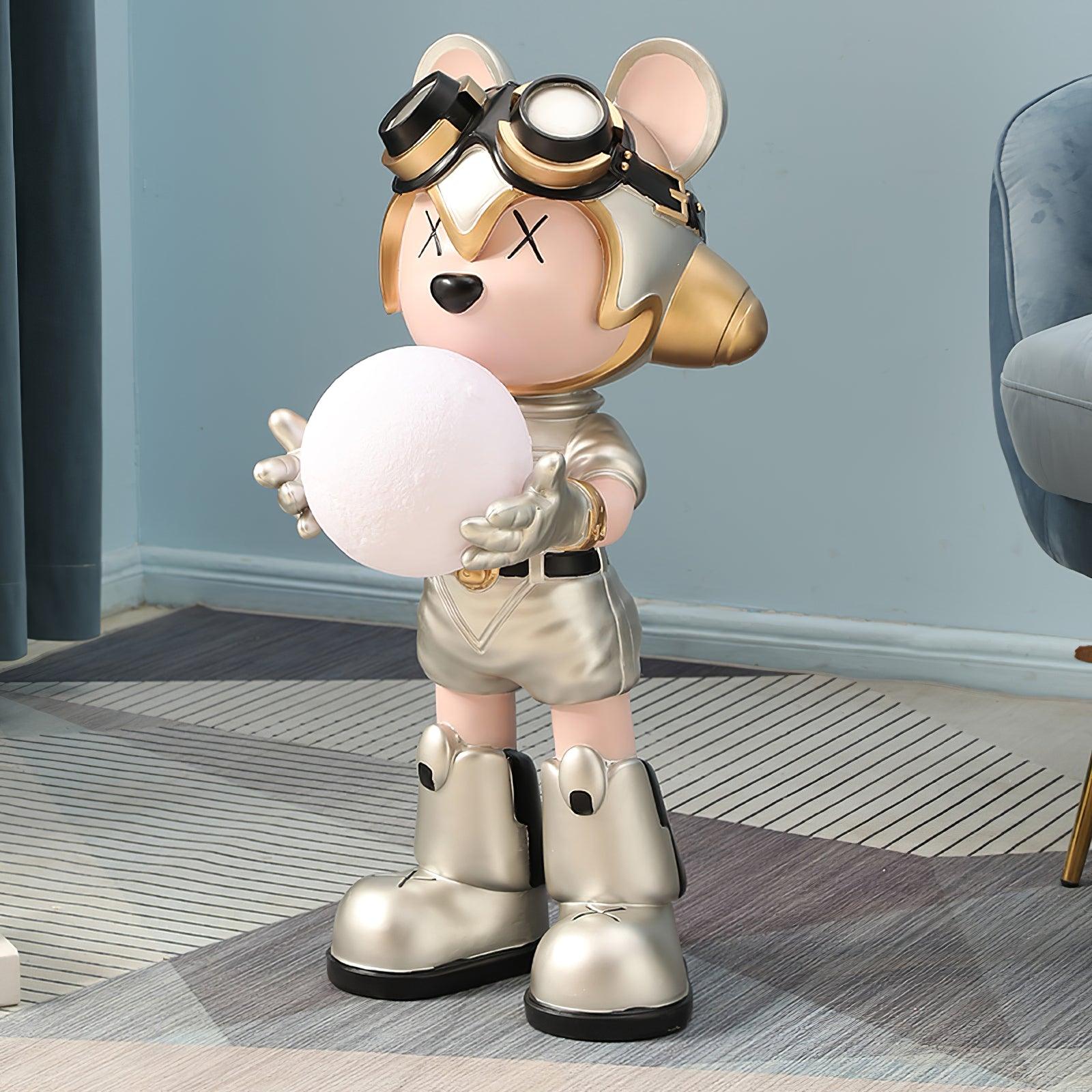 Space Bear Built-in Battery Floor Lamp - Lumpaz