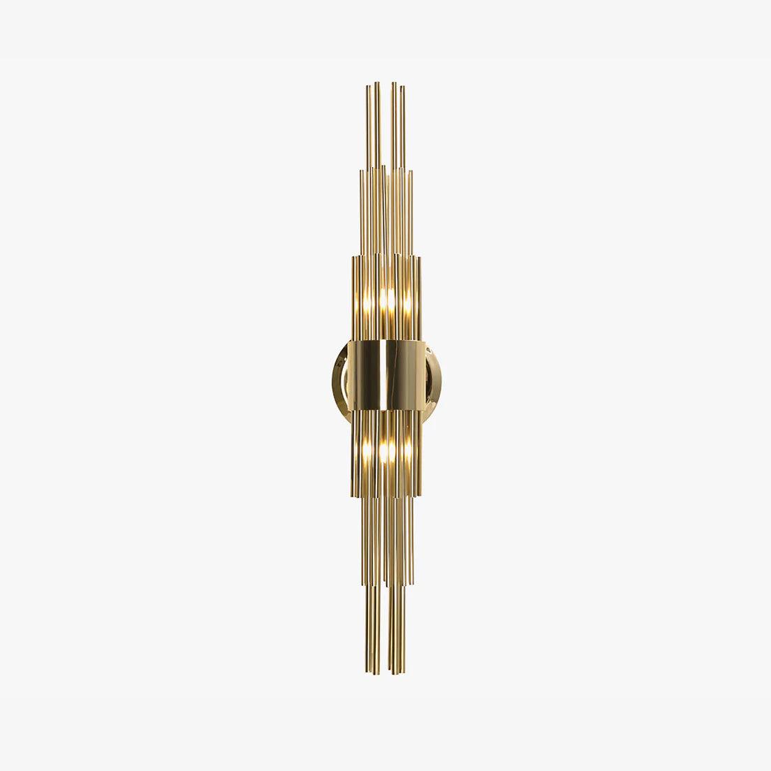Gold Streamline Wall Lamp - Lumpaz