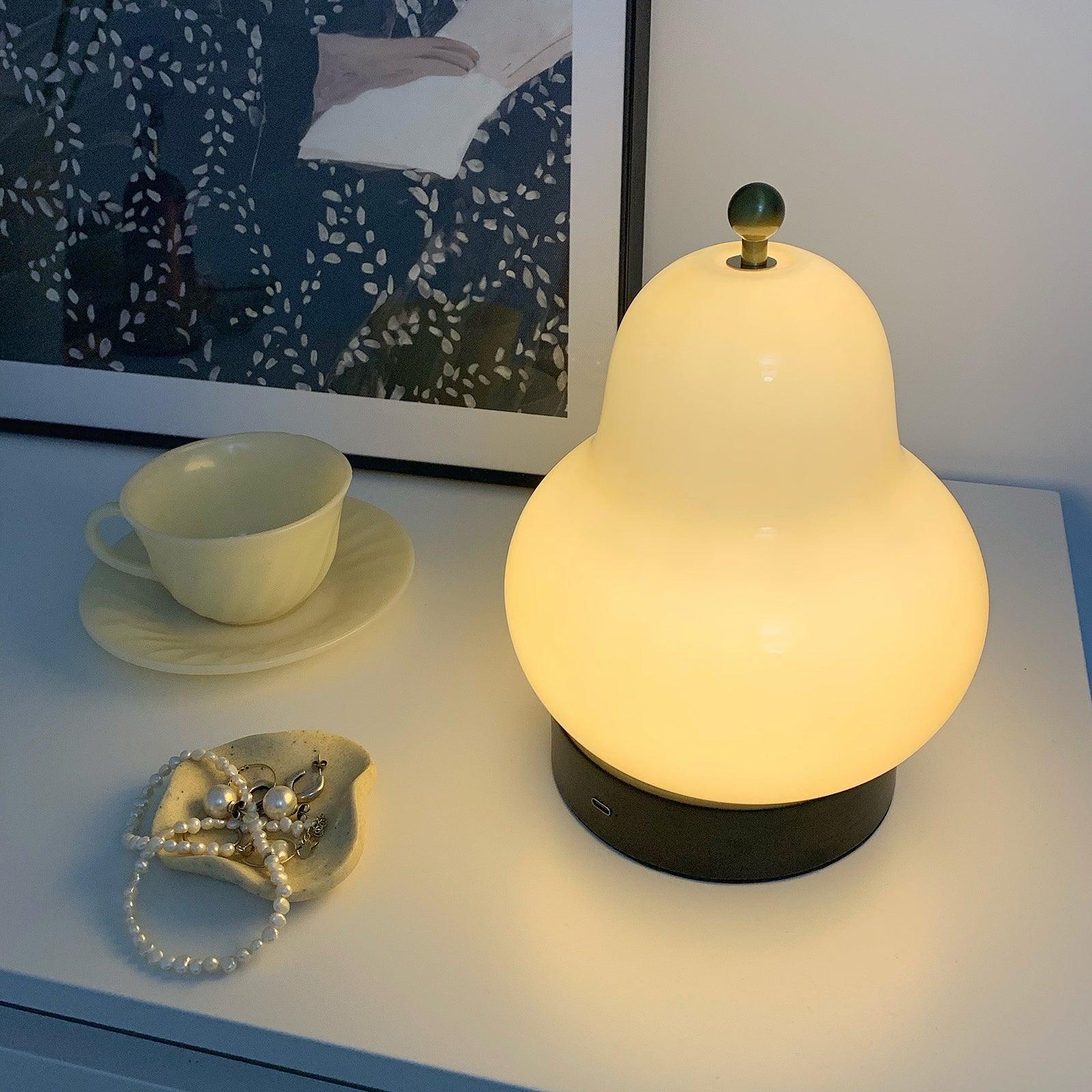 Pear Built-in Battery Table Lamp - Lumpaz