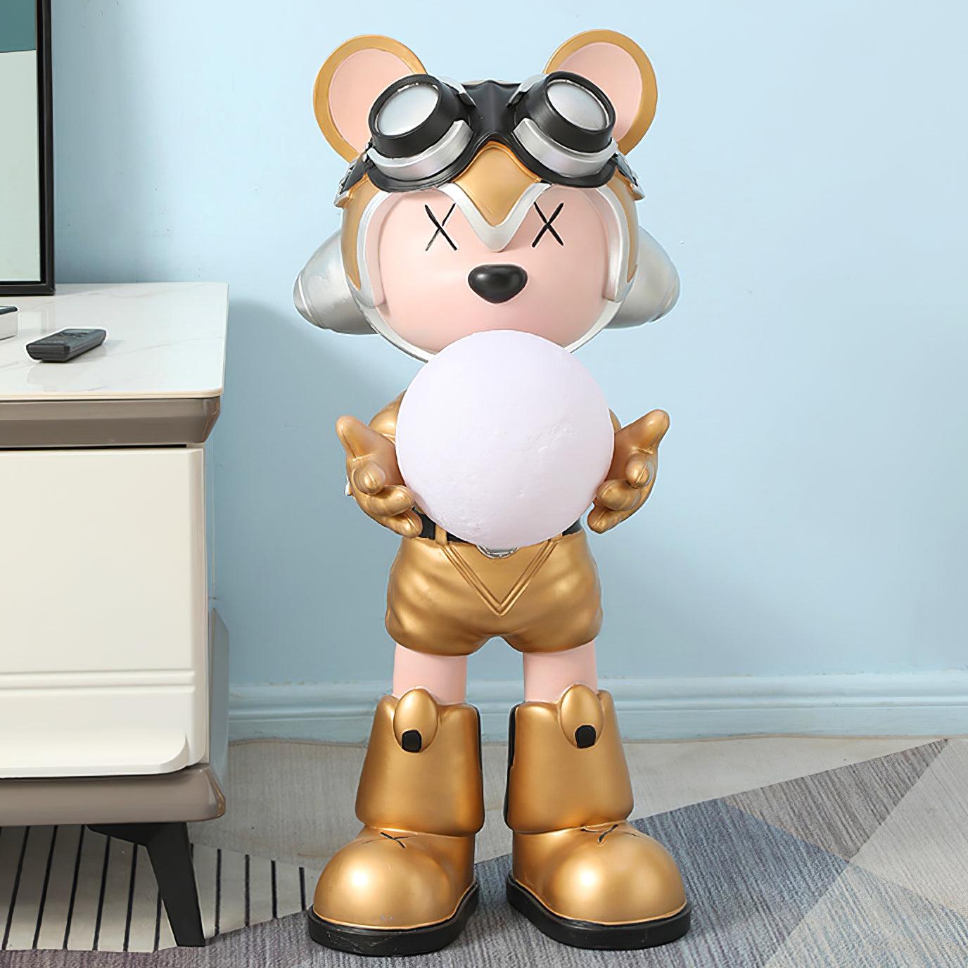 Space Bear Built-in Battery Floor Lamp - Lumpaz