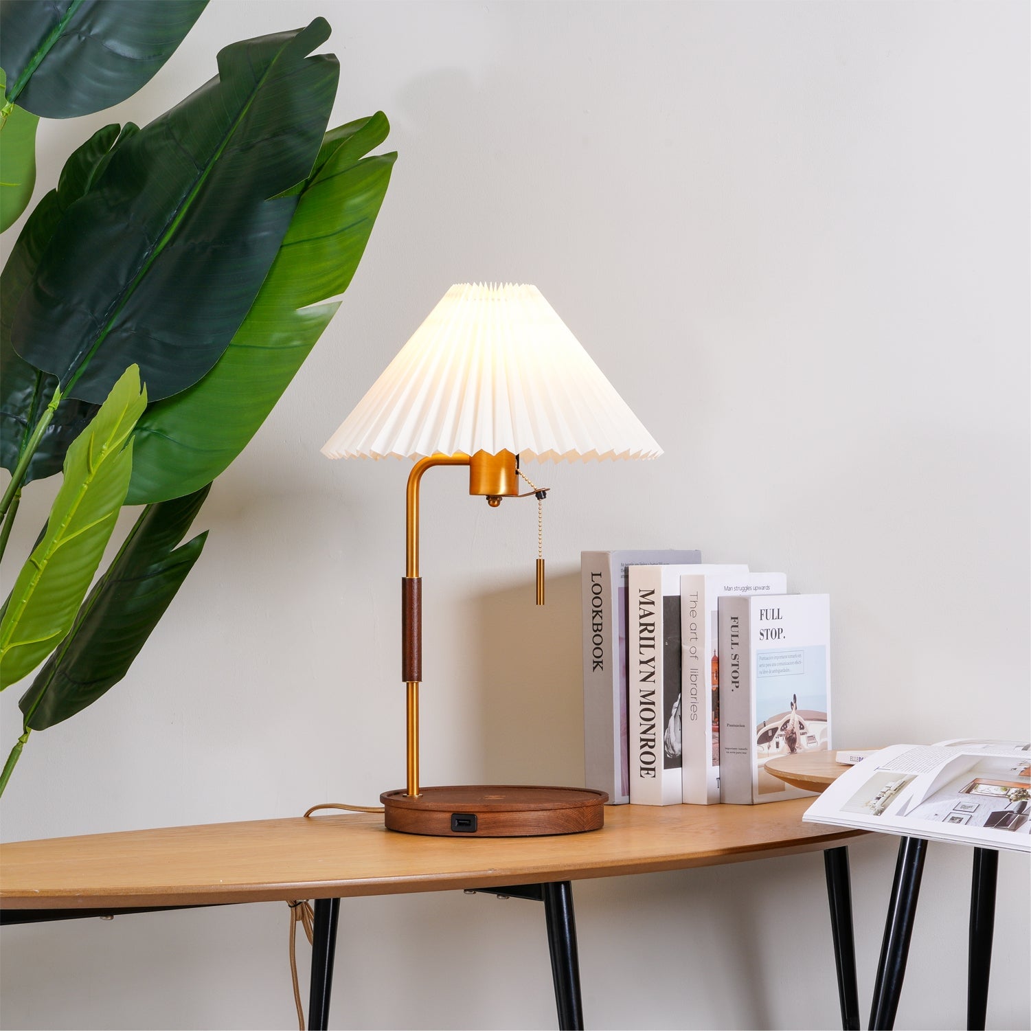 Wooden Retro Table Lamp - Lumpaz