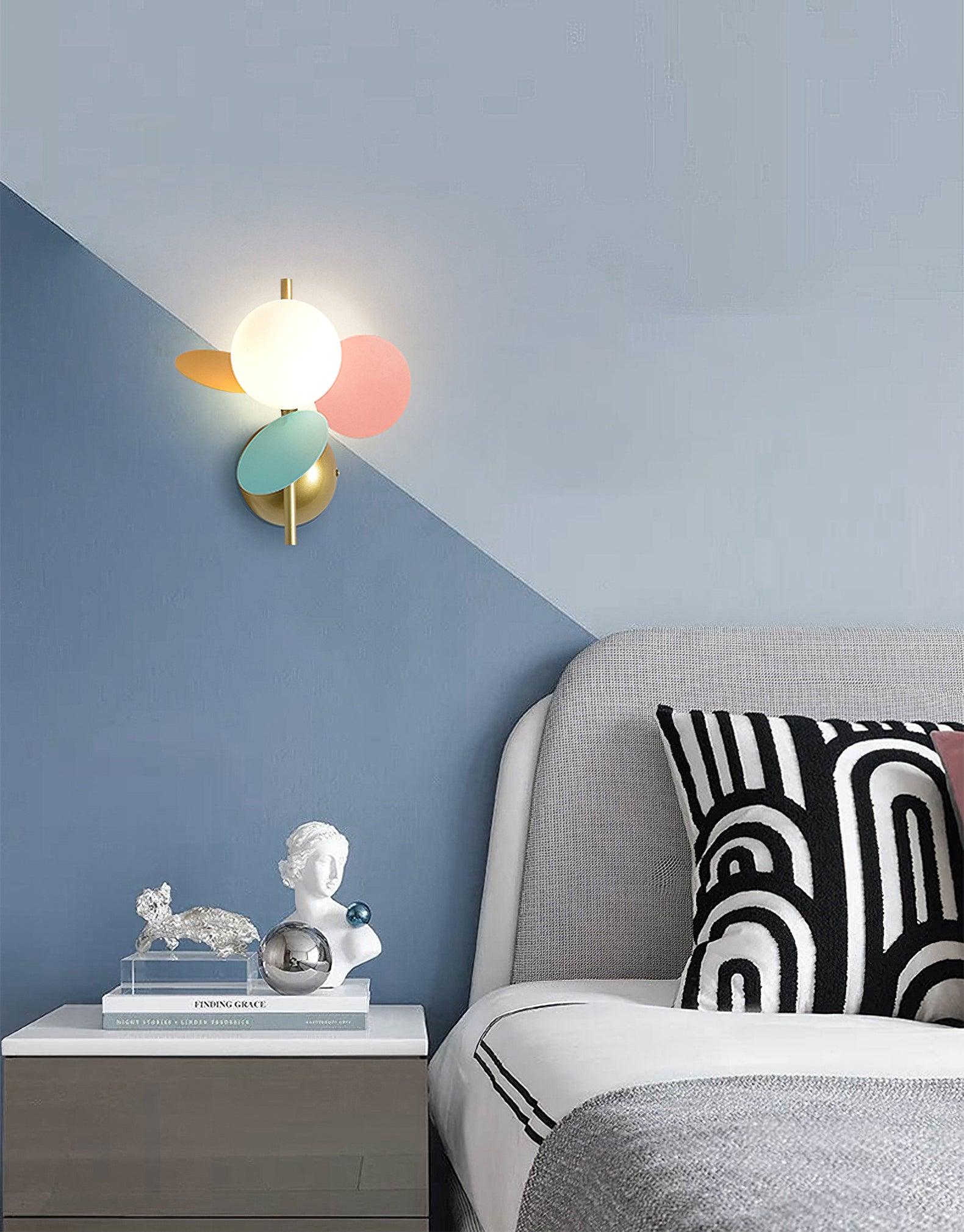 Round Macaron Wall Lamp - Lumpaz