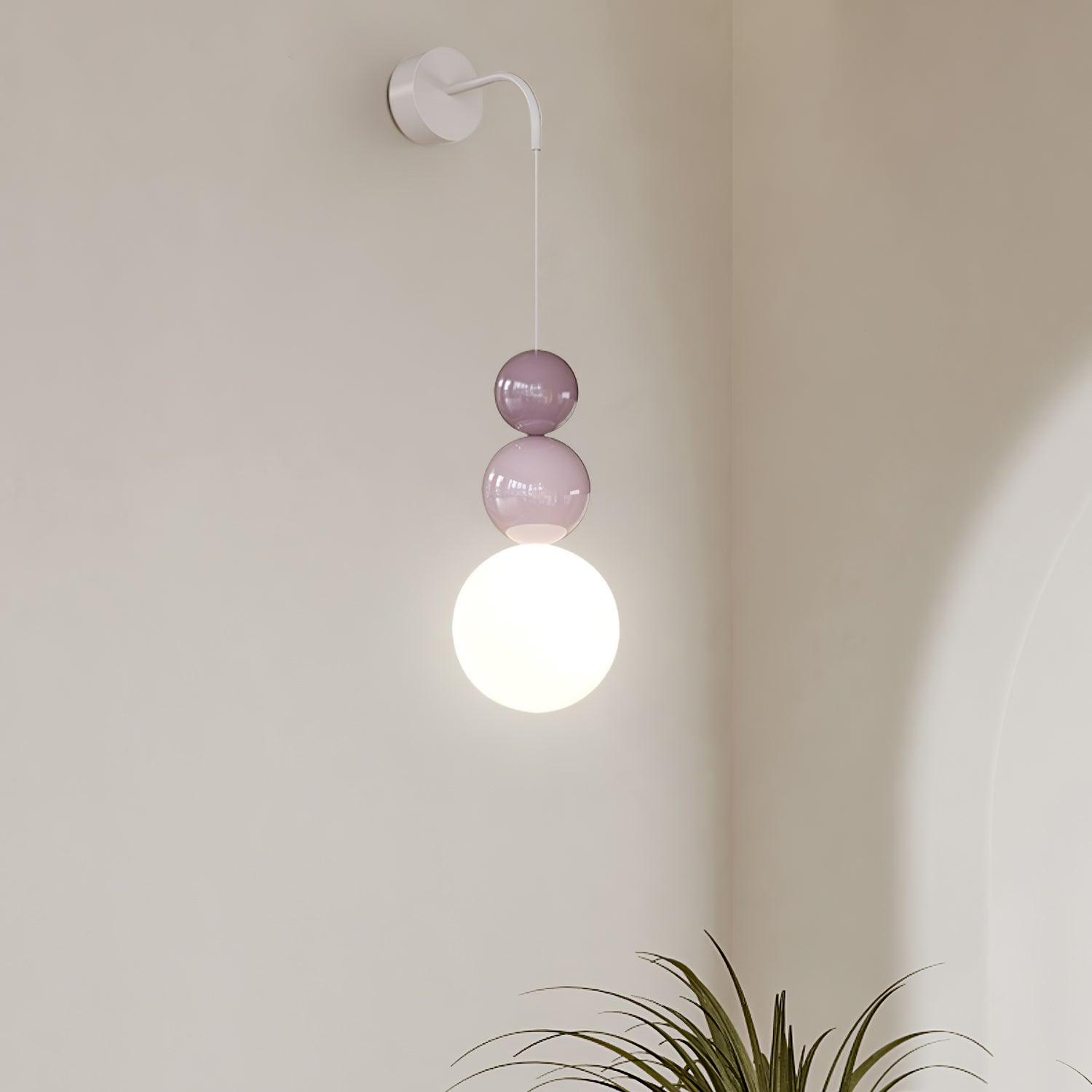 Acrylic Three Ball Wall Lamp - Lumpaz
