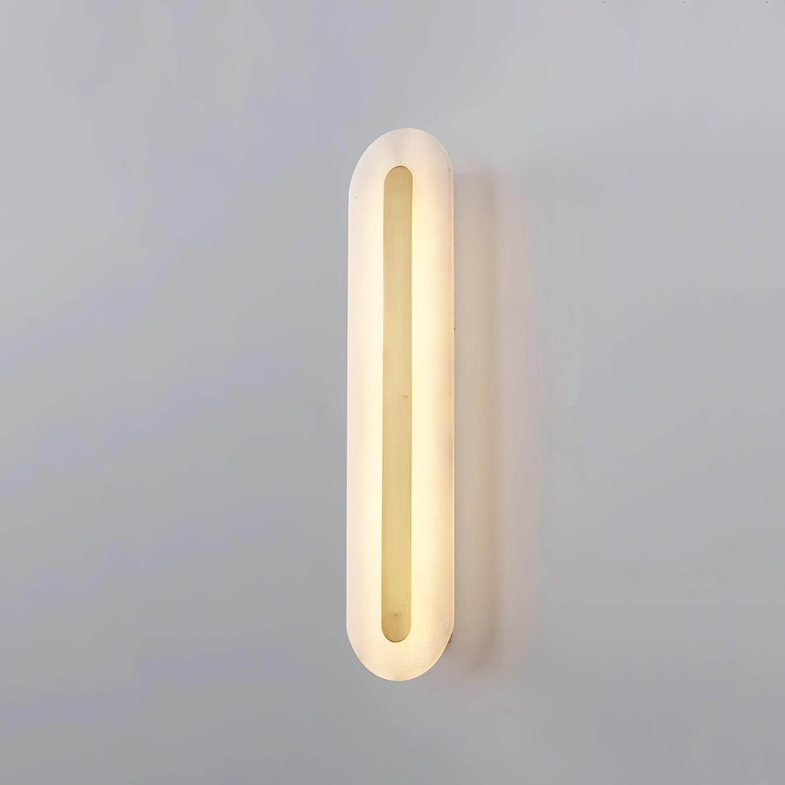 Alabaster Rounded Wall Light - Lumpaz