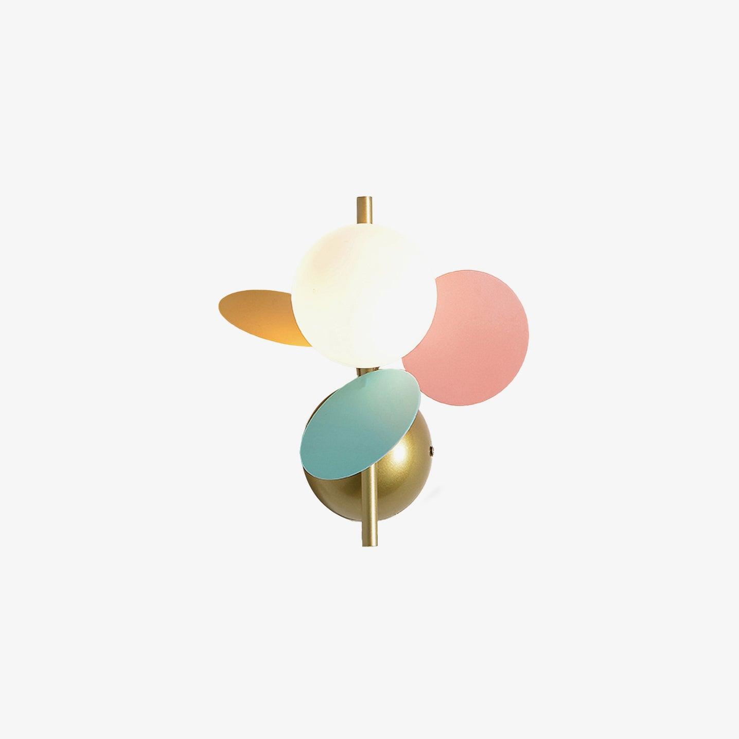 Round Macaron Wall Lamp - Lumpaz