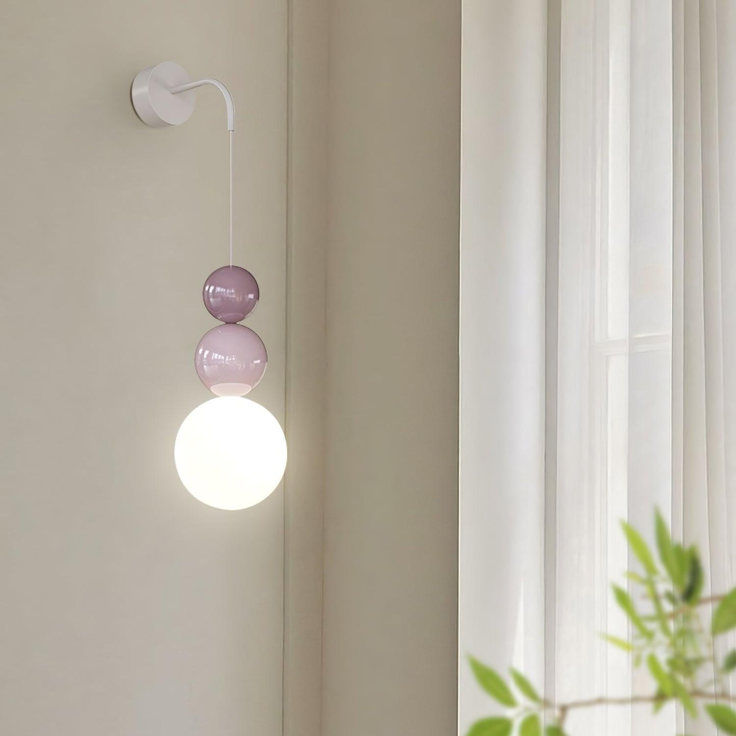 Acrylic Three Ball Wall Lamp - Lumpaz