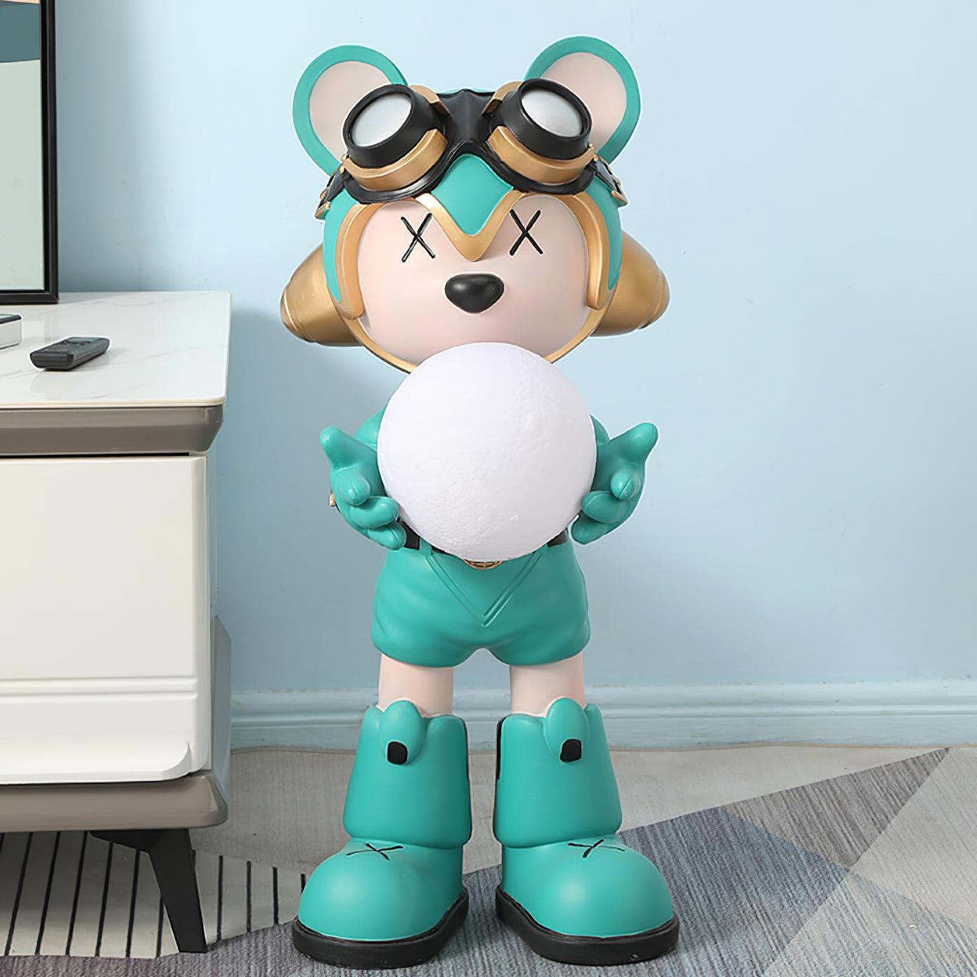 Space Bear Built-in Battery Floor Lamp - Lumpaz