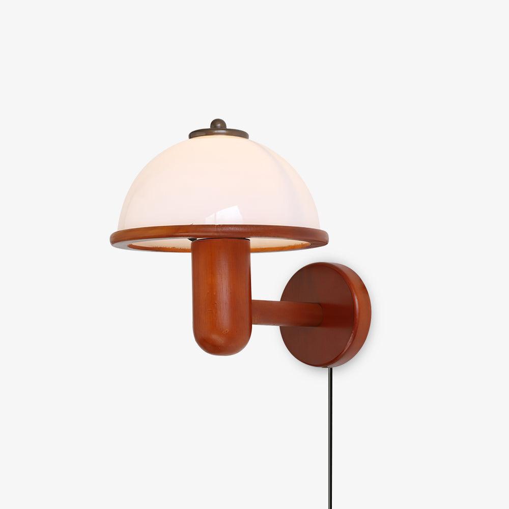 Mushroom Wood Wall Lamp - Lumpaz