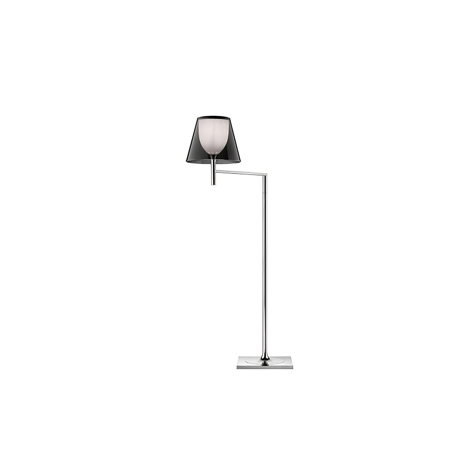 Chrome Prism Bending Floor Light - Lumpaz
