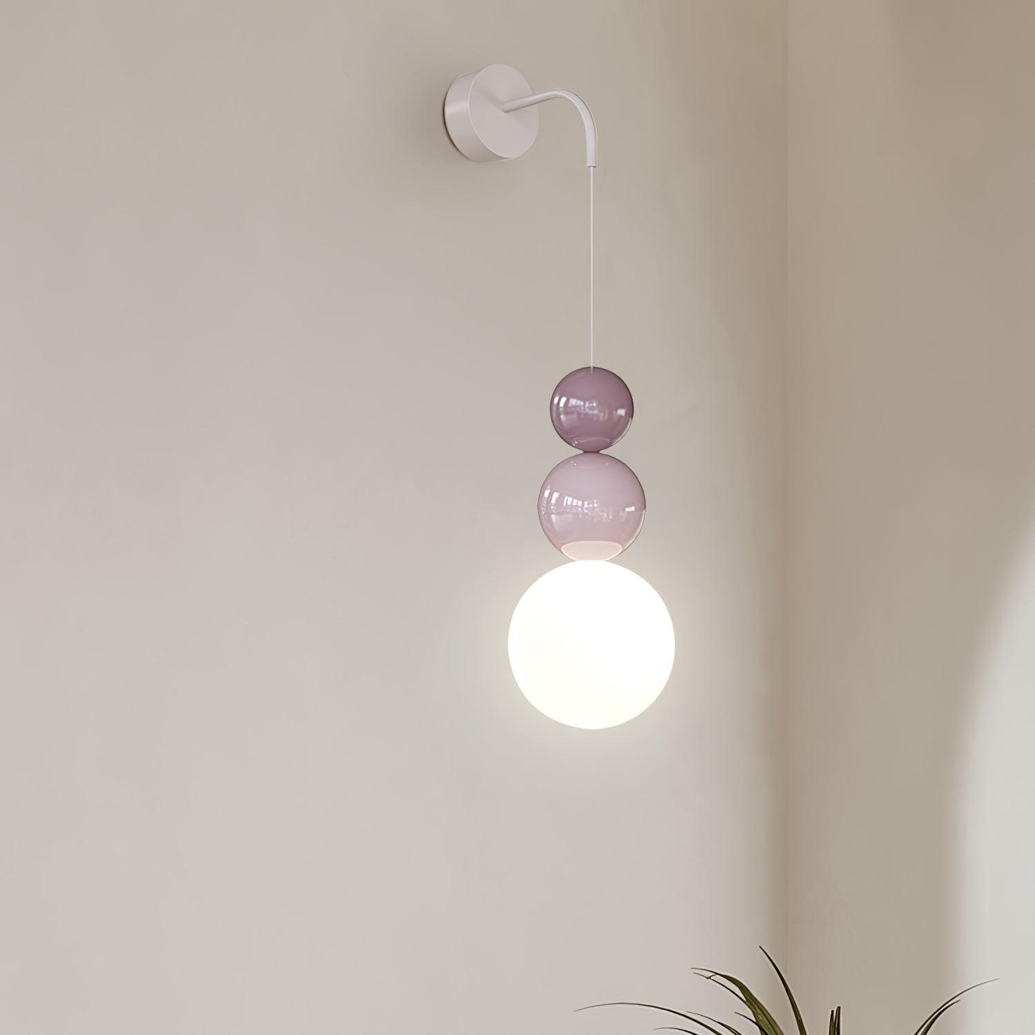 Acrylic Three Ball Wall Lamp - Lumpaz