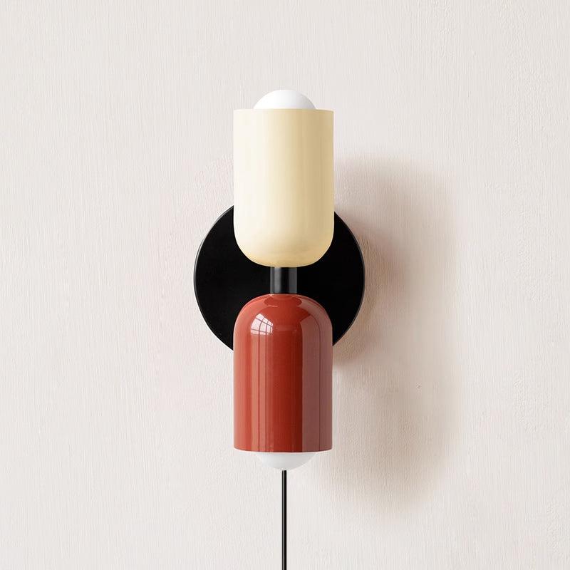 Couleur Double Plug In Wall Lamp - Lumpaz