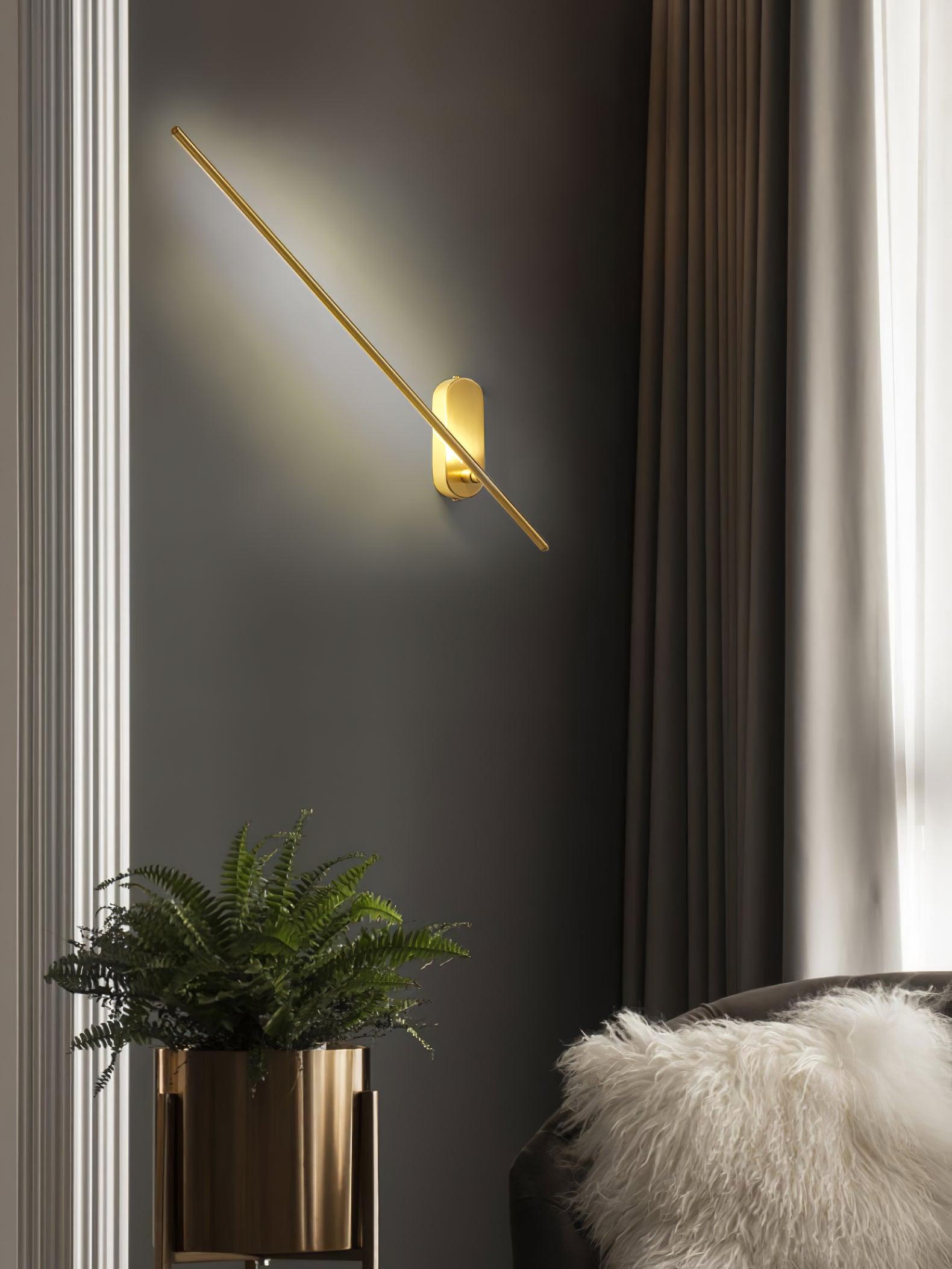 Stick Shaped Metal Sconce - Lumpaz
