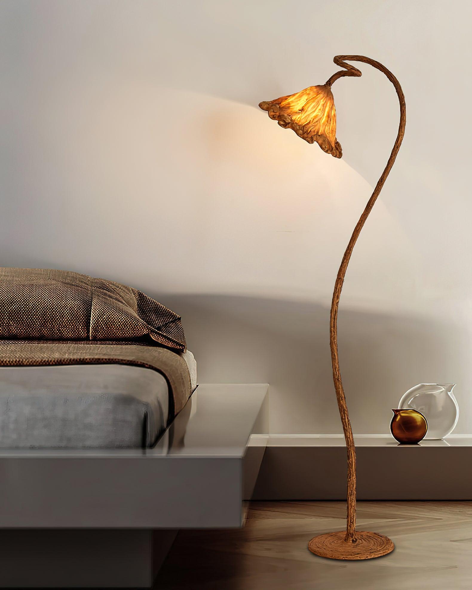 Artistic Lotus Leaf Floor Lamp - Lumpaz