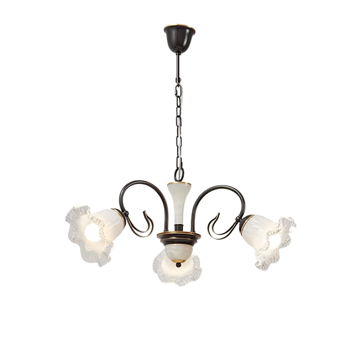 Luce Black Chandelier - Lumpaz