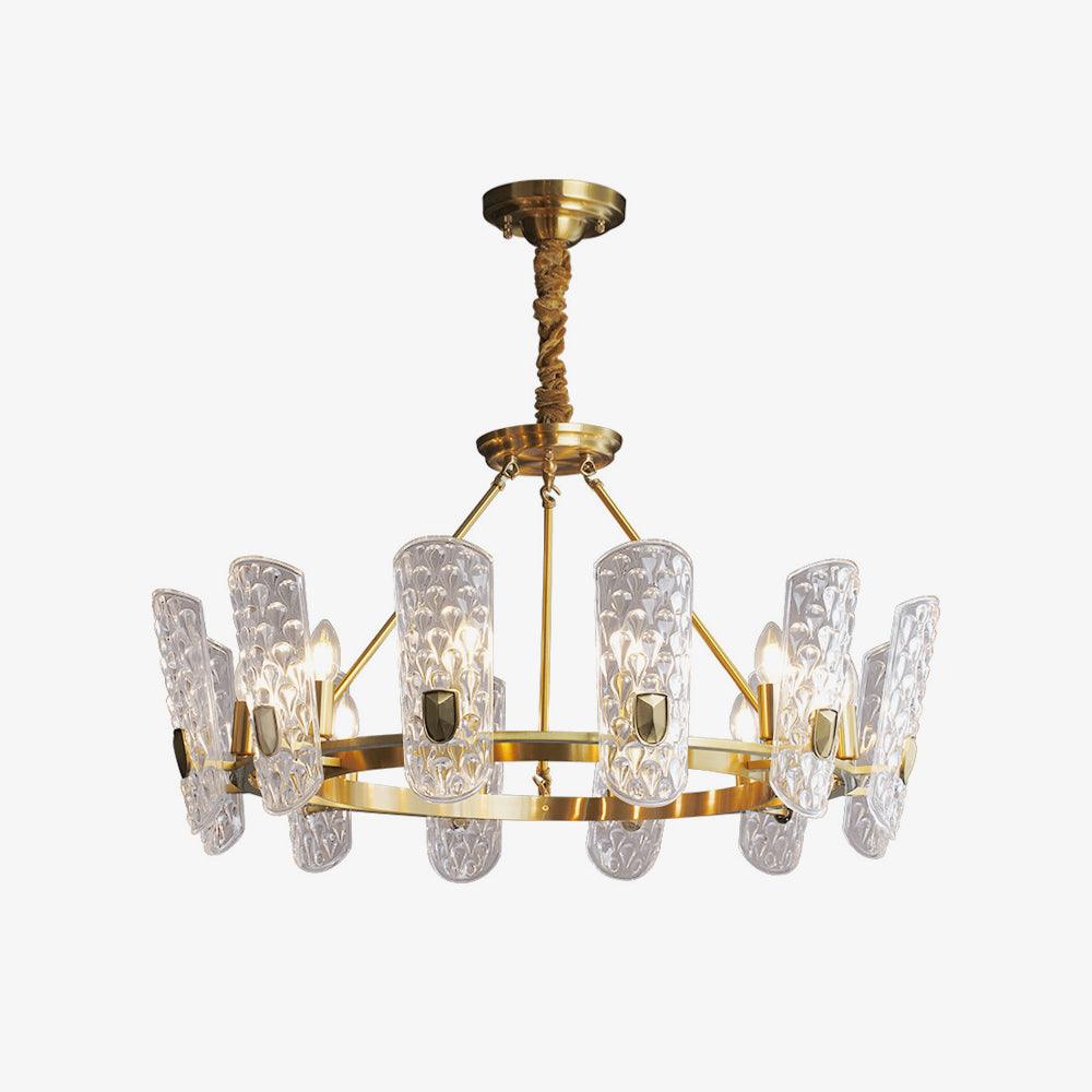 Brass Central Chandelier - Lumpaz