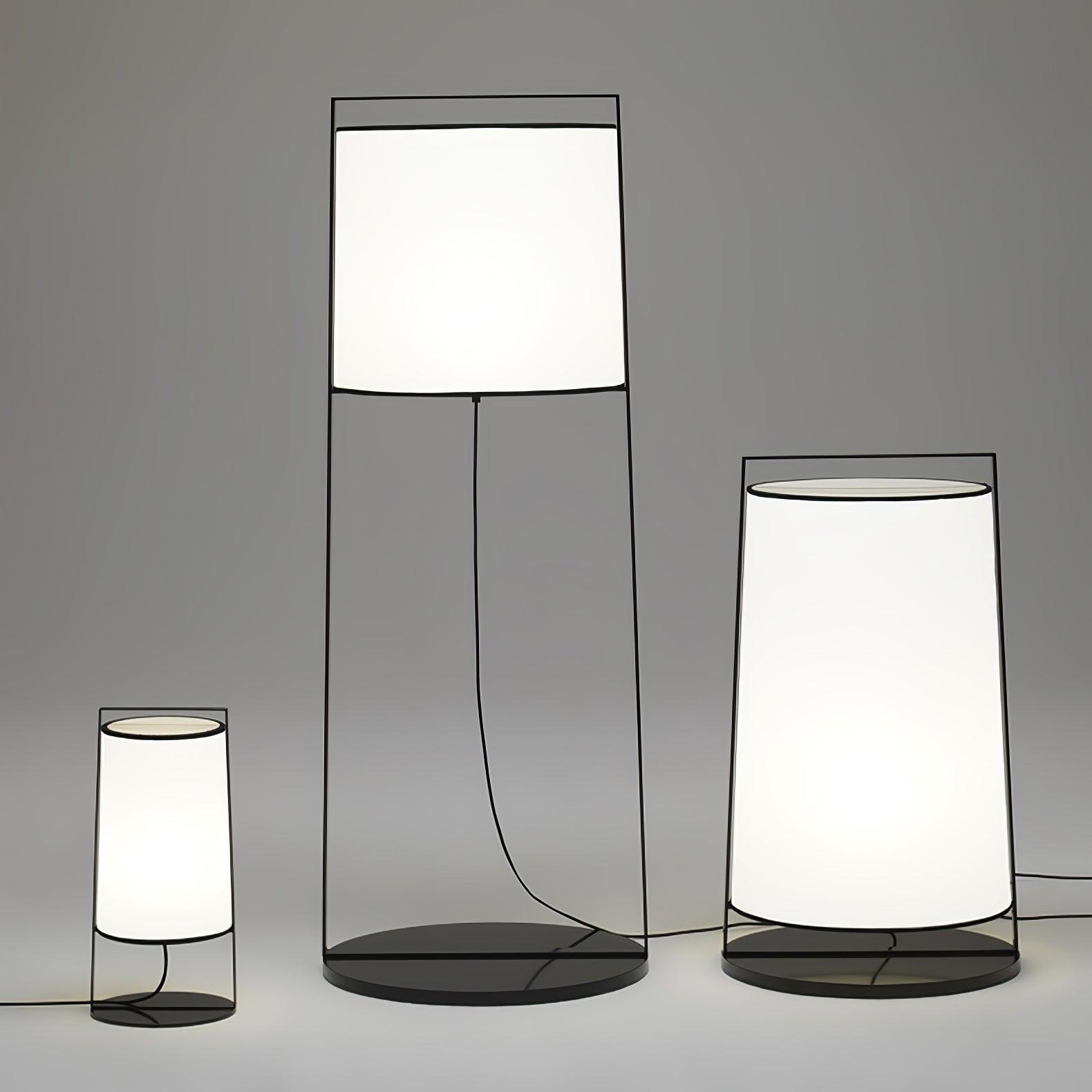 Silhouette Textile Floor Lamp - Lumpaz