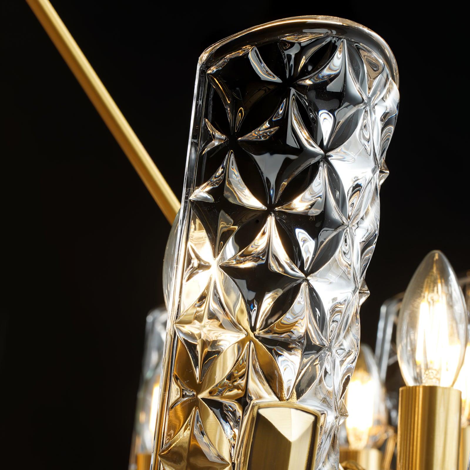 Brass Central Chandelier - Lumpaz